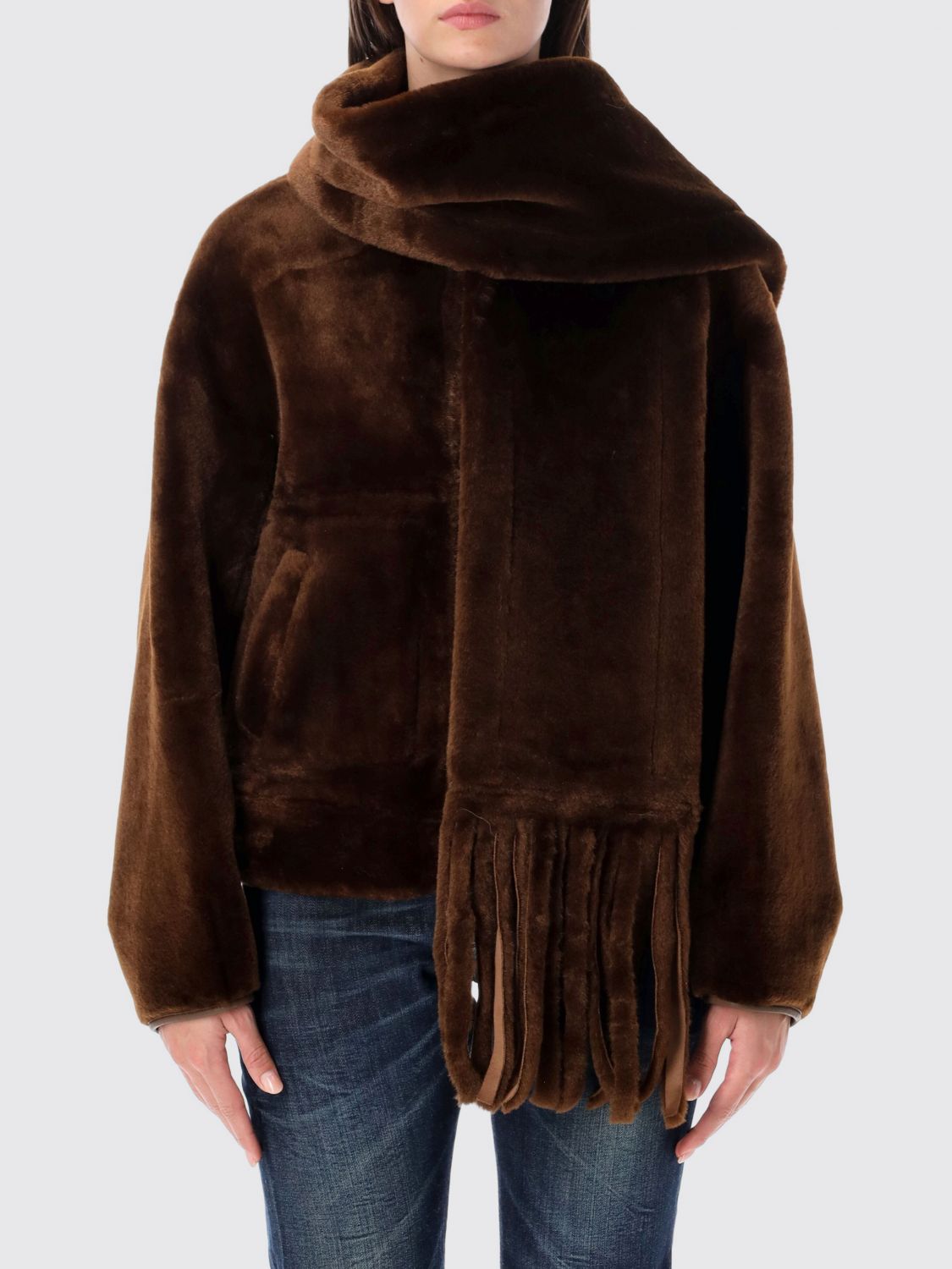 Urbancode Coat Woman Color Coffee