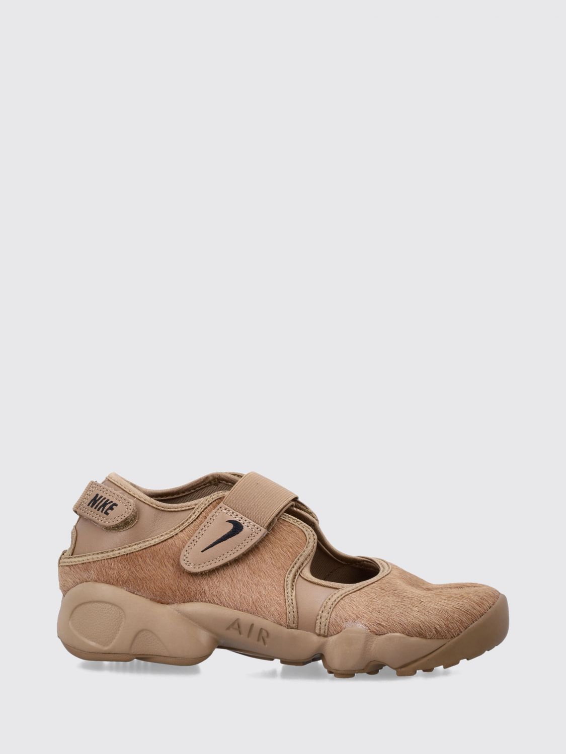NIKE Air Rift Faux Fur Mary Jane Trainers with Tabi Toe