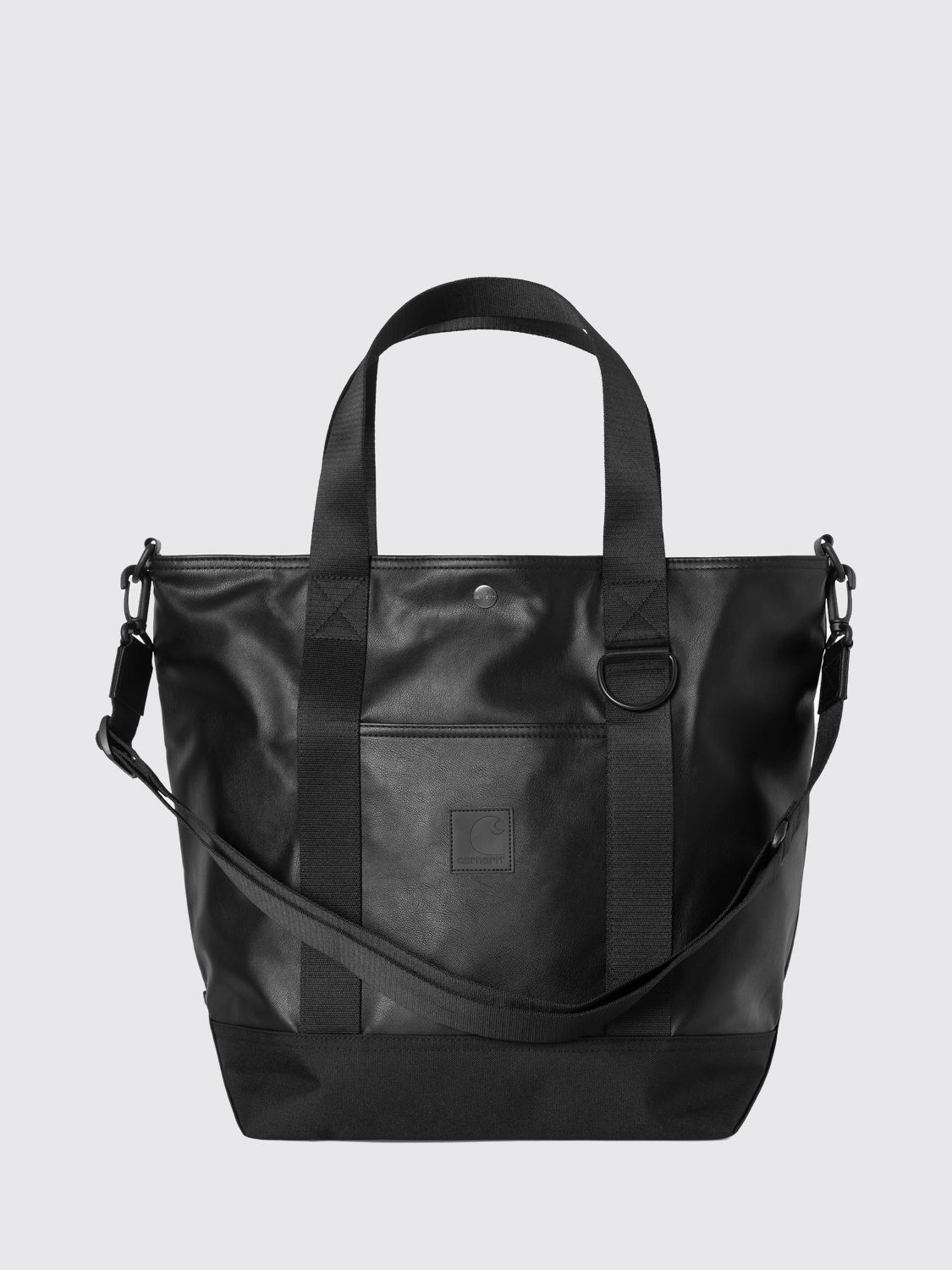 CARHARTT WIP Arizona Flared Tote Bag in Polyurethane with Double Handle CARHARTT WIP Arizona Flared Tote Bag in Polyurethane with Double Handle