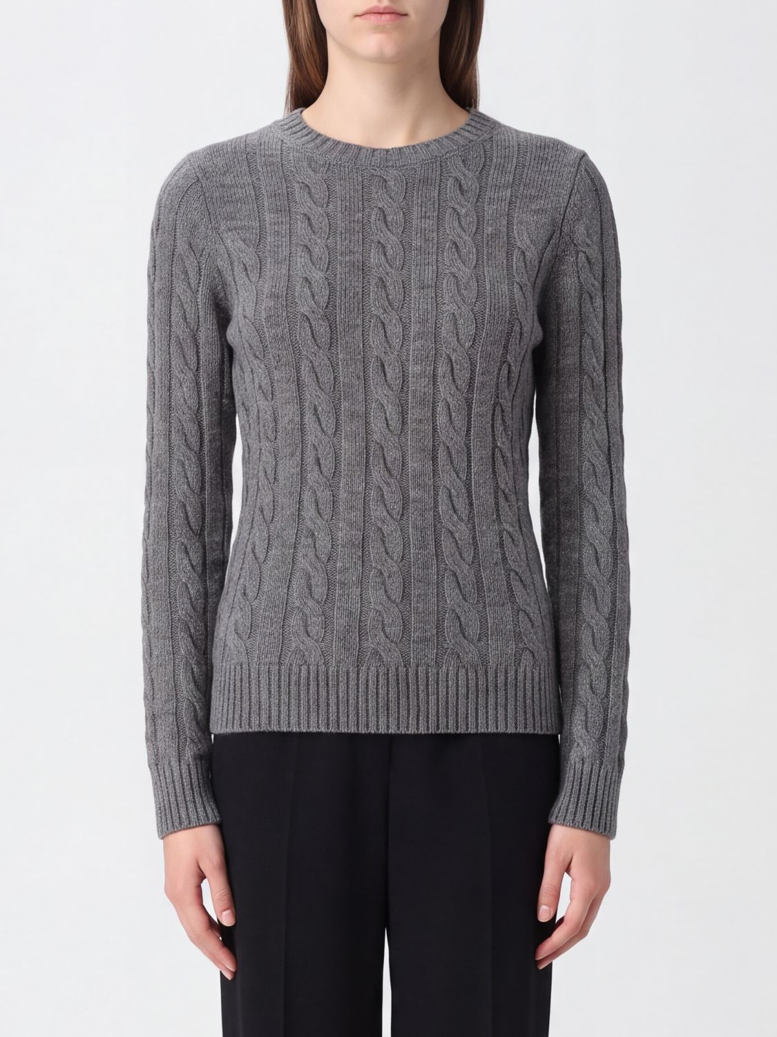 GIMAGUAS Wool-Blend Crew-Neck Jumper with Long Sleeves