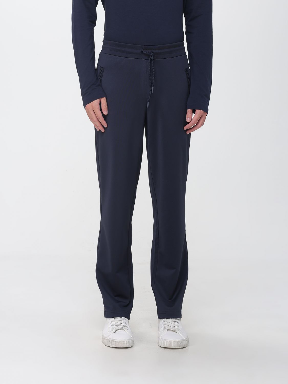 EA7 Pants Men color Blue