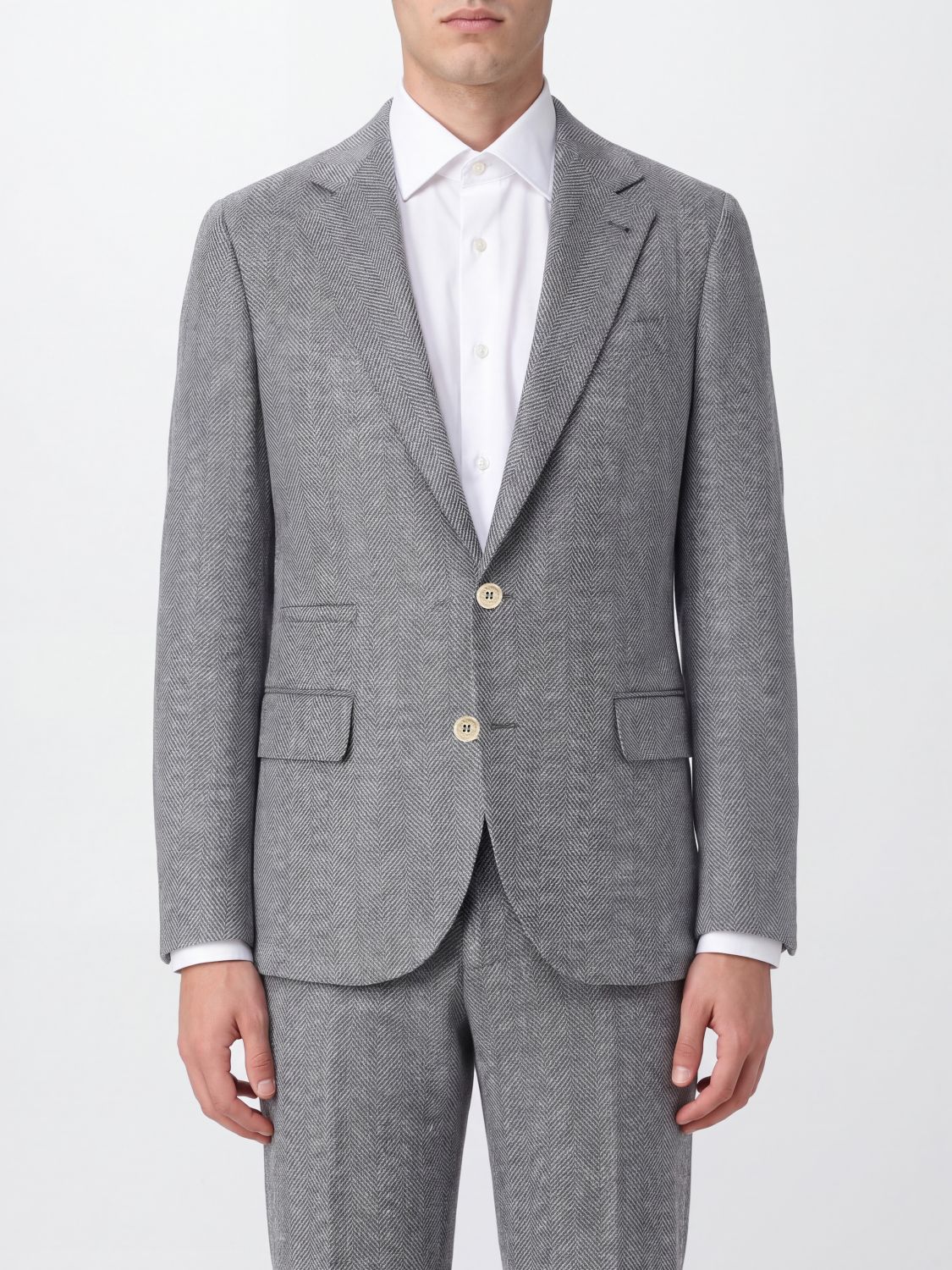 BRUNELLO CUCINELLI Jacket Men color Grey