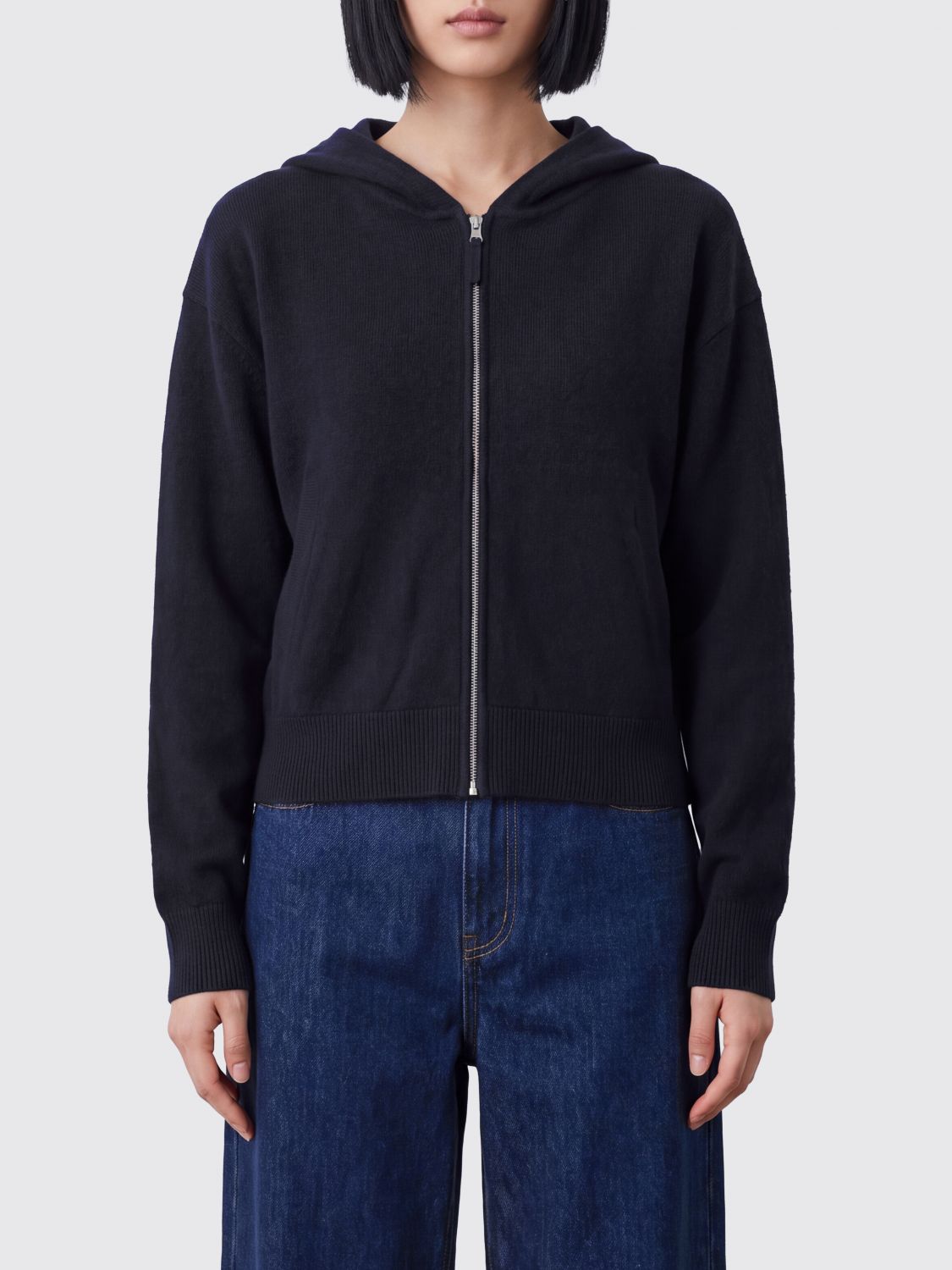 ALLUDE Sweatshirt Woman color Black