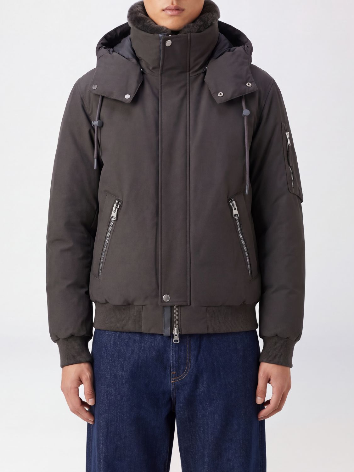 Mackage Coat Men Color Black In Animal Print