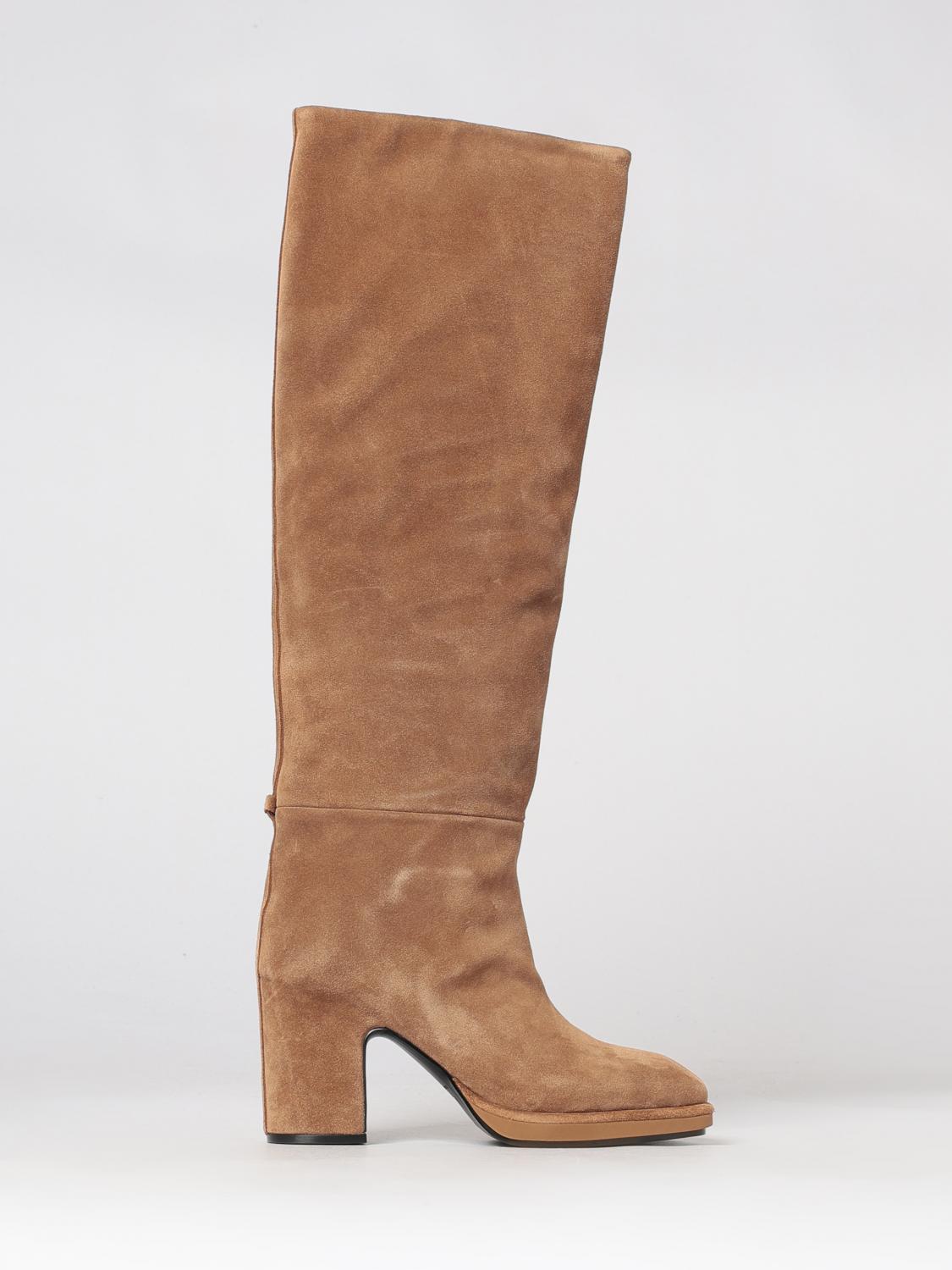 Paloma Barcelò Ophelia Suede Boots with High Block Heel