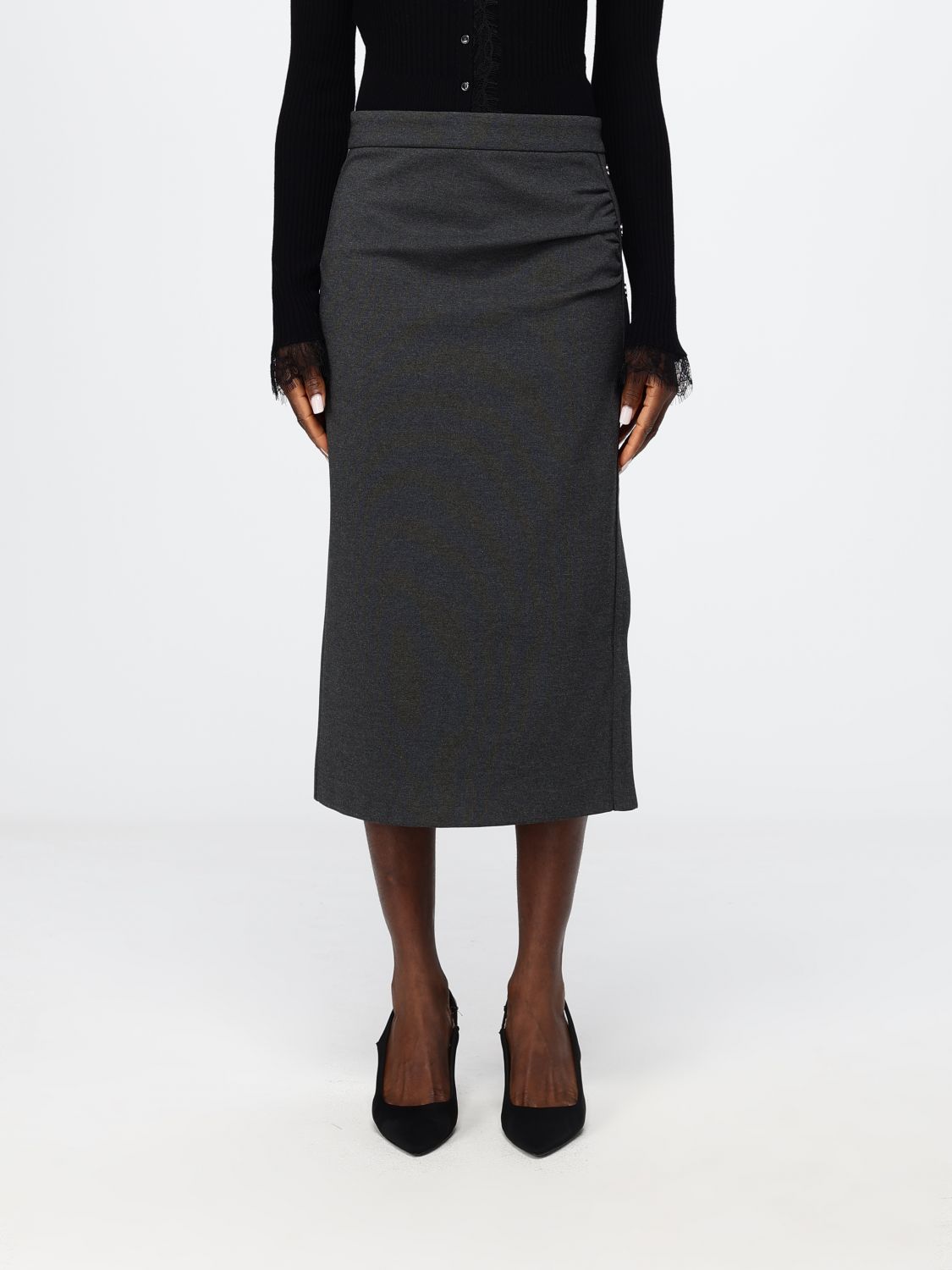 PINKO Skirt Woman color Grey