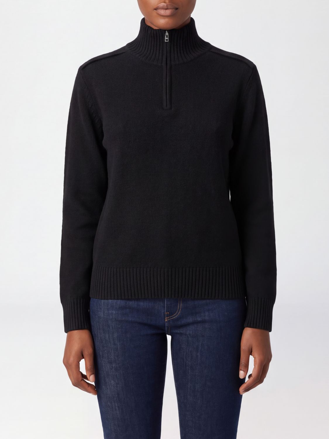 Guest In Residence 100% Cashmere Half-Zip Turtleneck Jumper