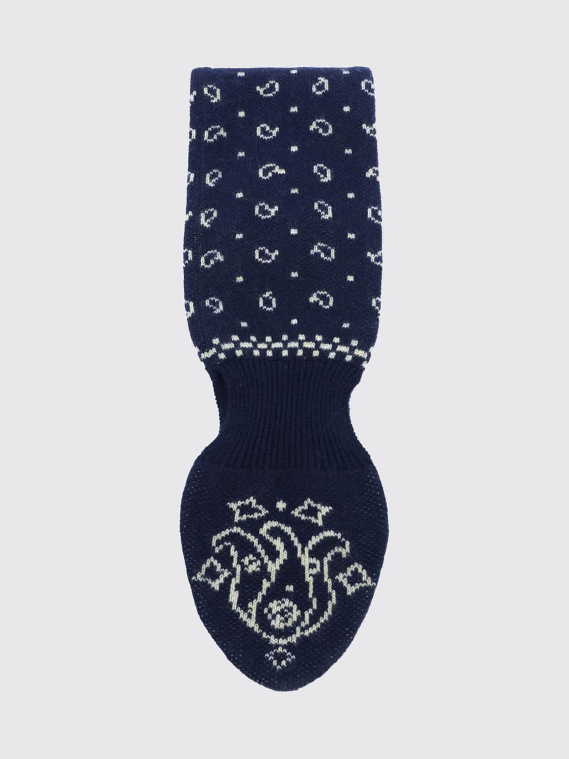 GUEST IN RESIDENCE 100% Cashmere Bandeau with Paisley and Bandana Print