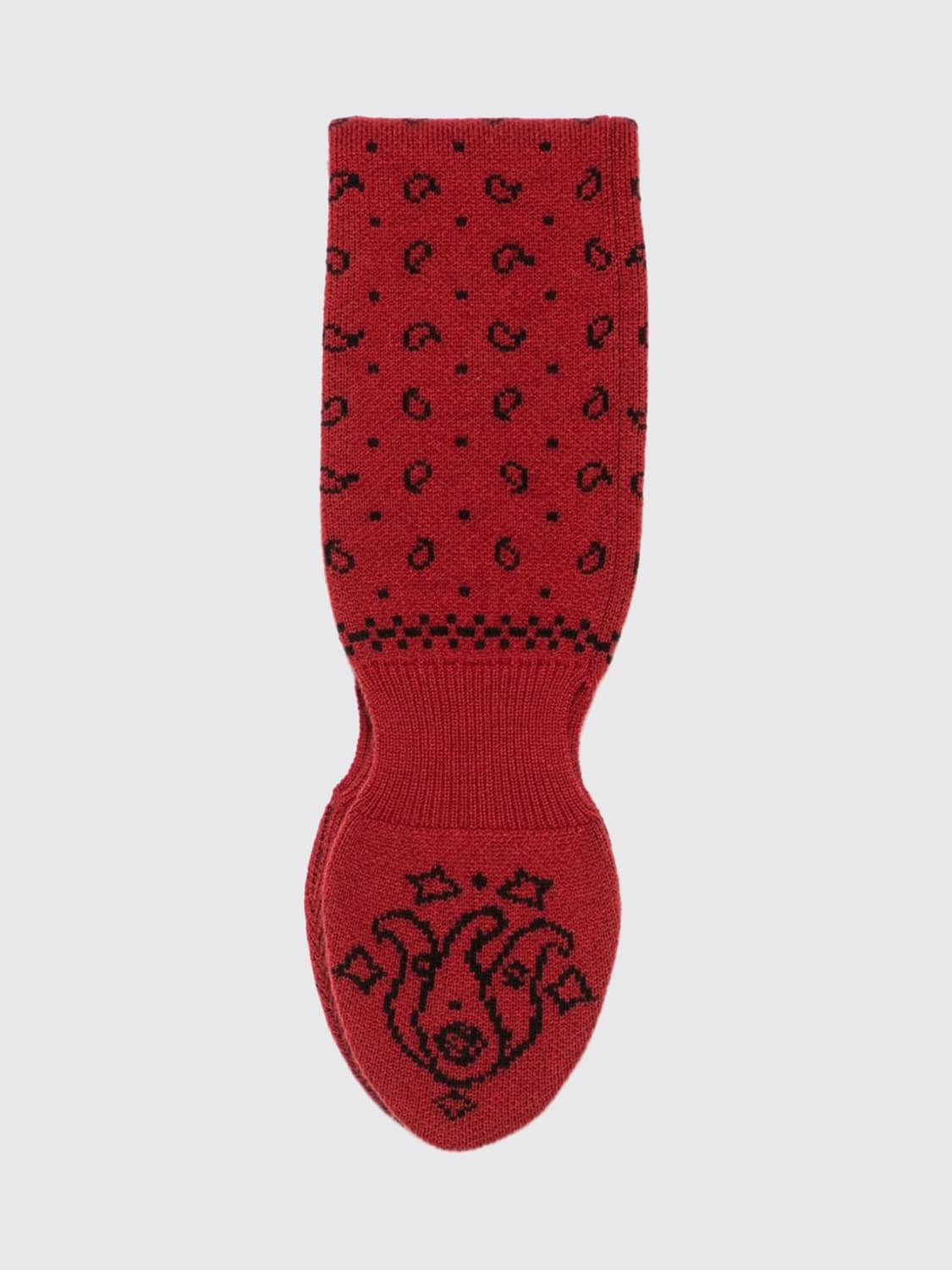 GUEST IN RESIDENCE 100% Cashmere Bandeau with Paisley and Bandana Print