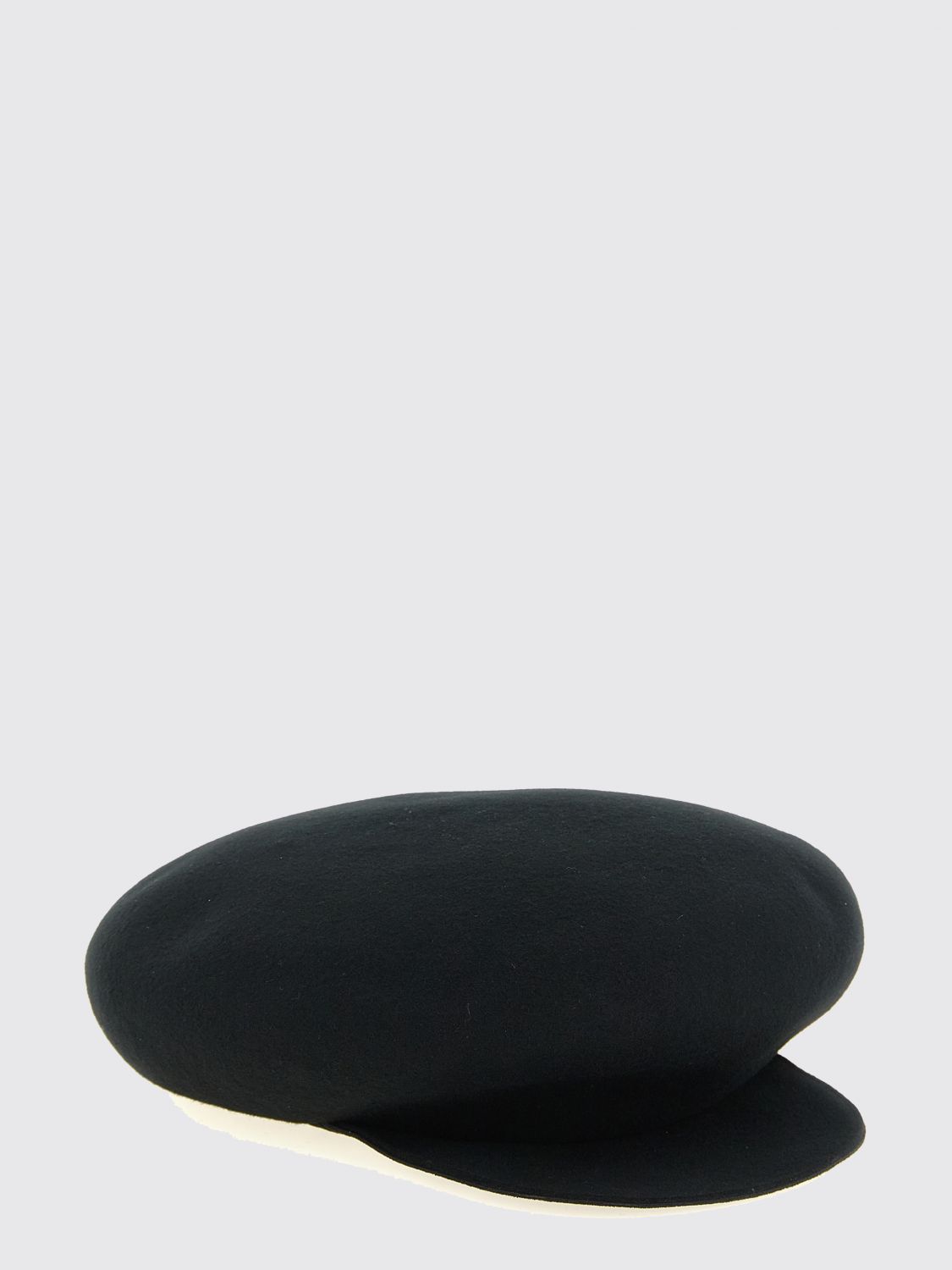 Yohji Yamamoto Newsboy Cap in Polyurethane with Visor