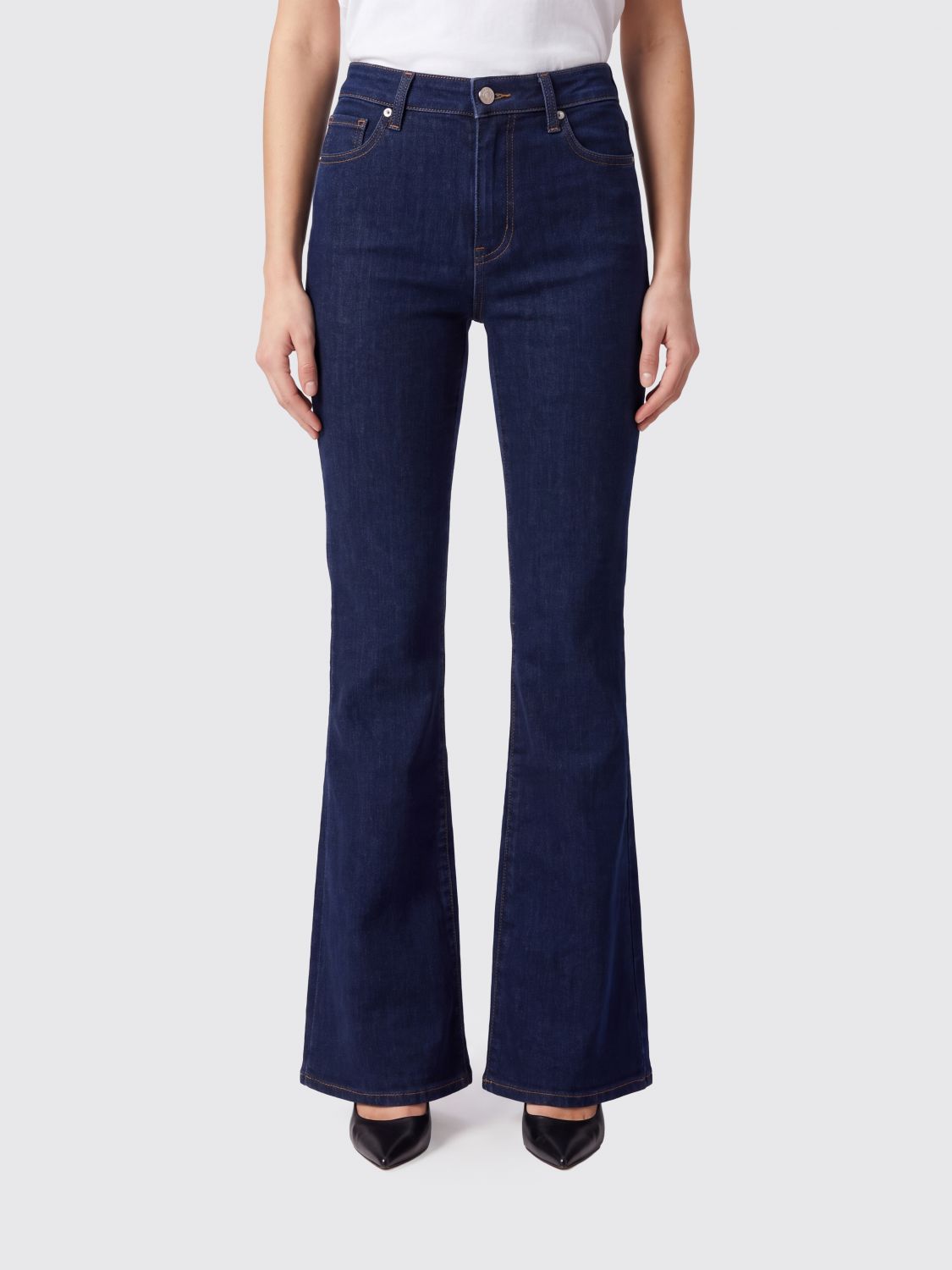 FRAME Jeans Woman color Blue