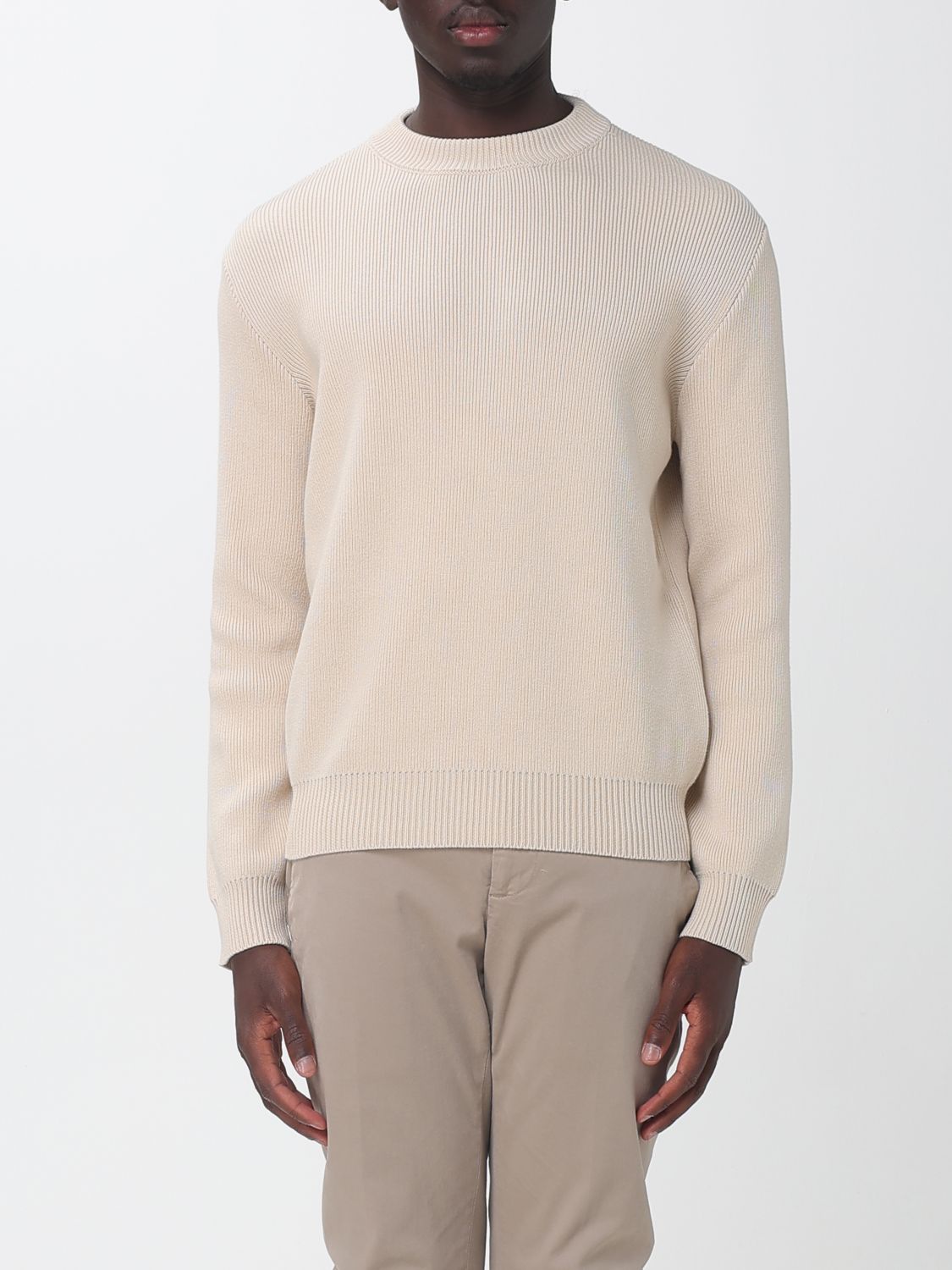 Golden Goose Organic Cotton Crewneck Jumper with Back Logo
