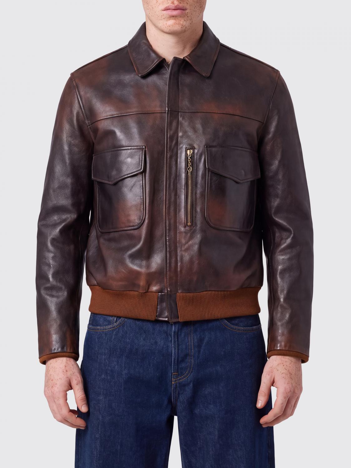 GOLDEN GOOSE Jacket Men color Brown