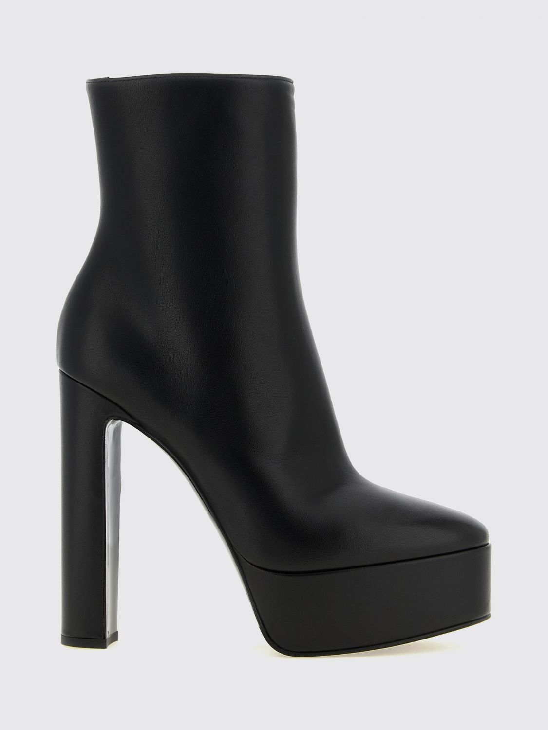 Le Silla Nara Lambskin Ankle Boots with High Heel and Platform