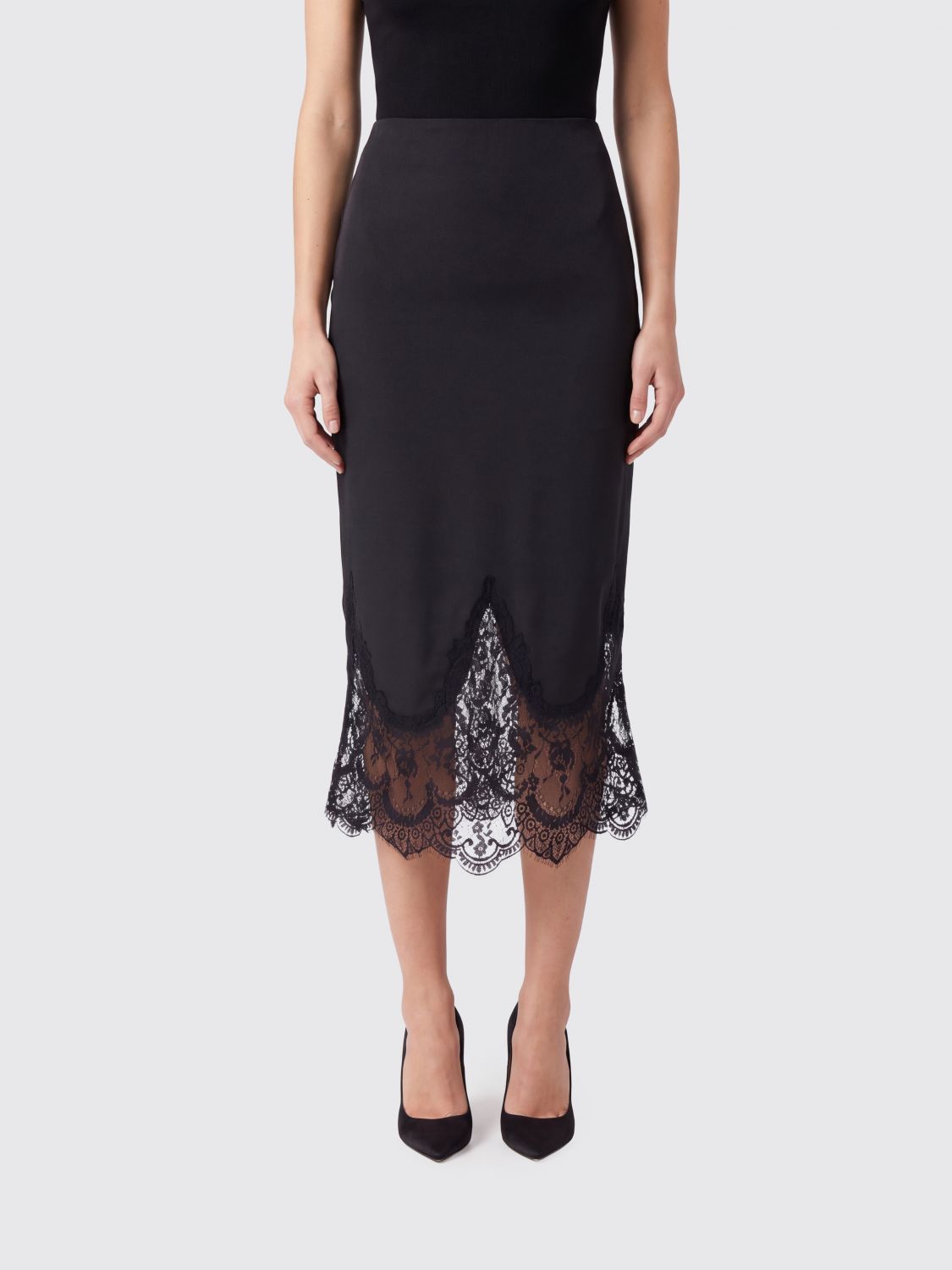 NORMA KAMALI Skirt Woman color Black