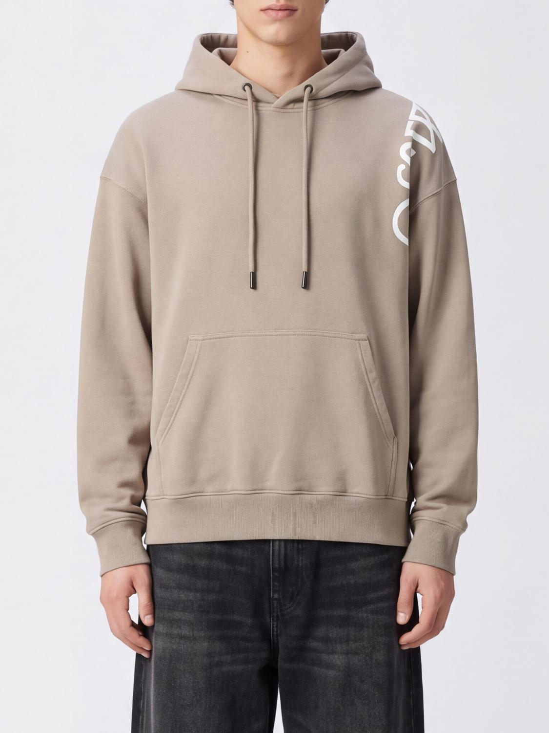 Off-white Sweater Men Color Multicolor In Brown