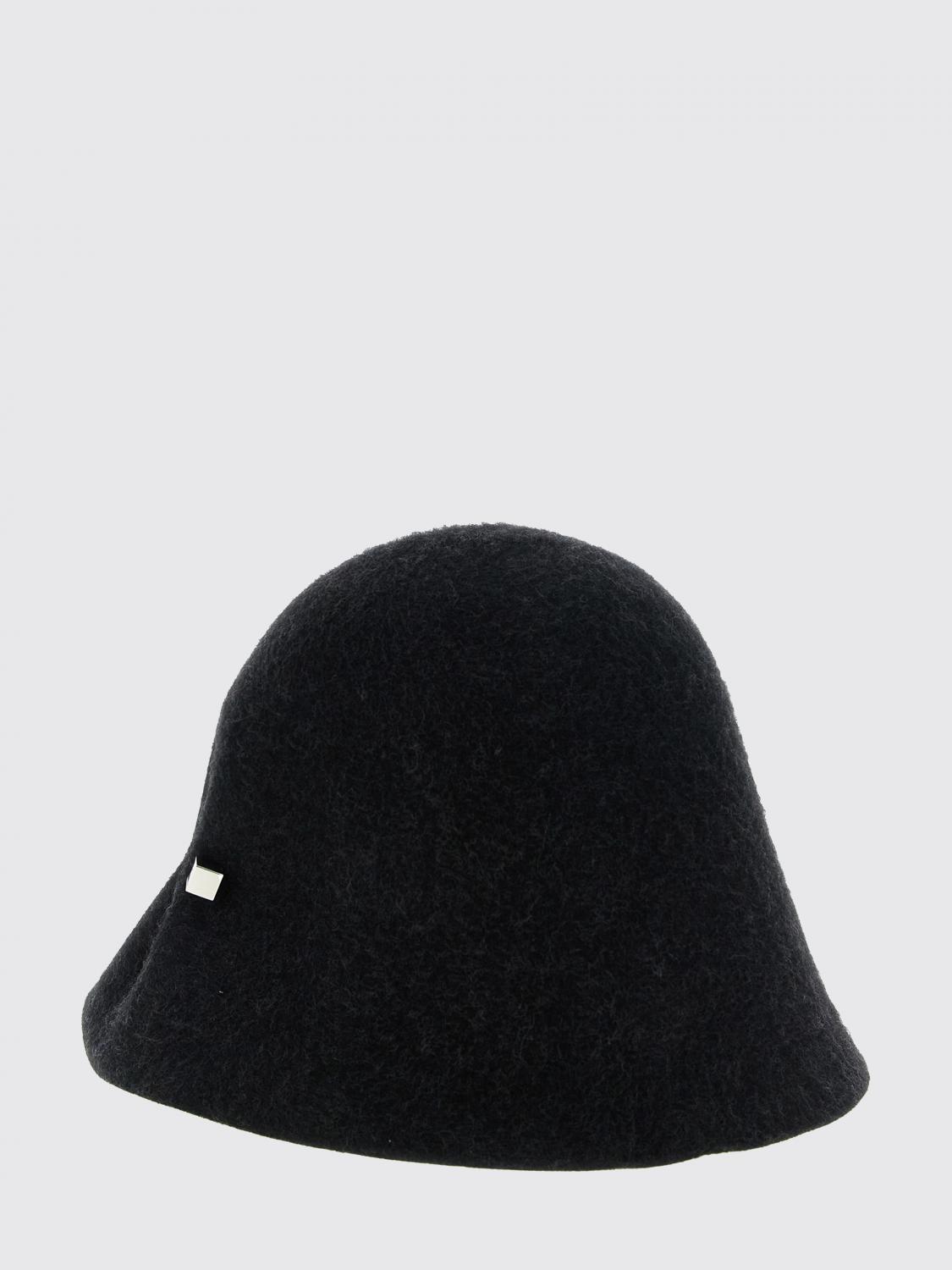 JACQUEMUS Merino Wool Cloche Hat with Piercing Detail