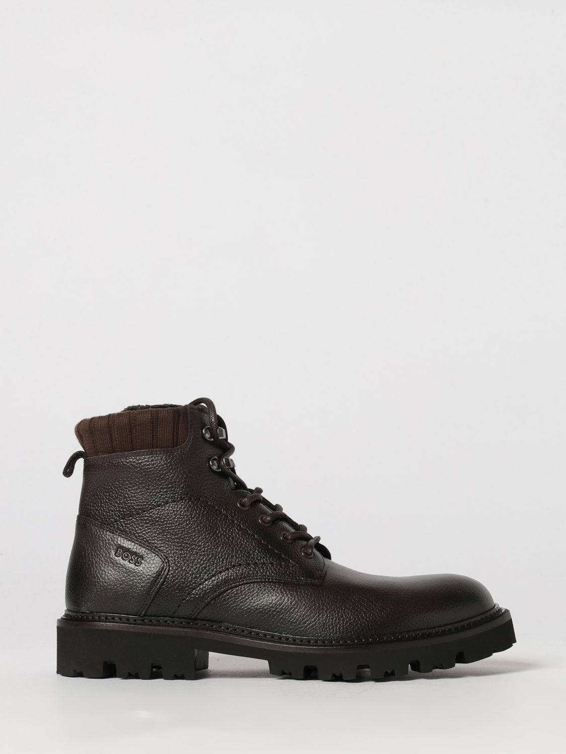 Hugo Boss Boss Boot Men Color Brown In Multi