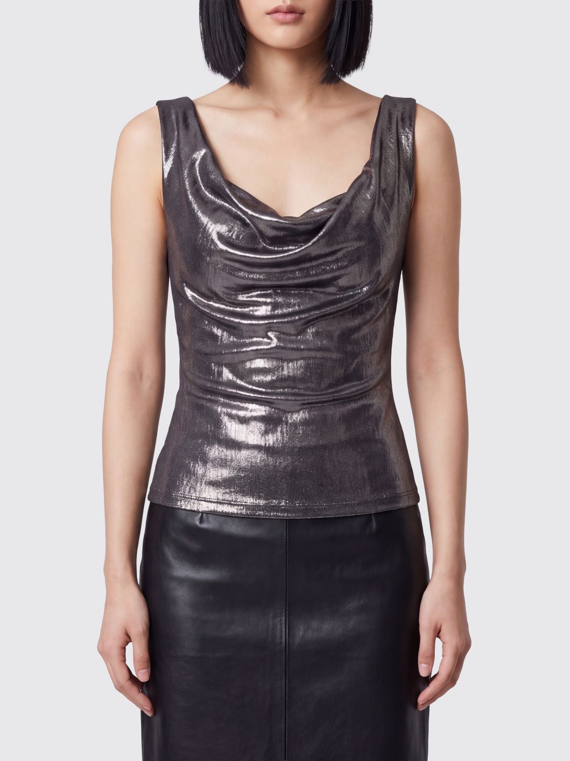 VIVIENNE WESTWOOD Anna Draped-Neckline Evening Top