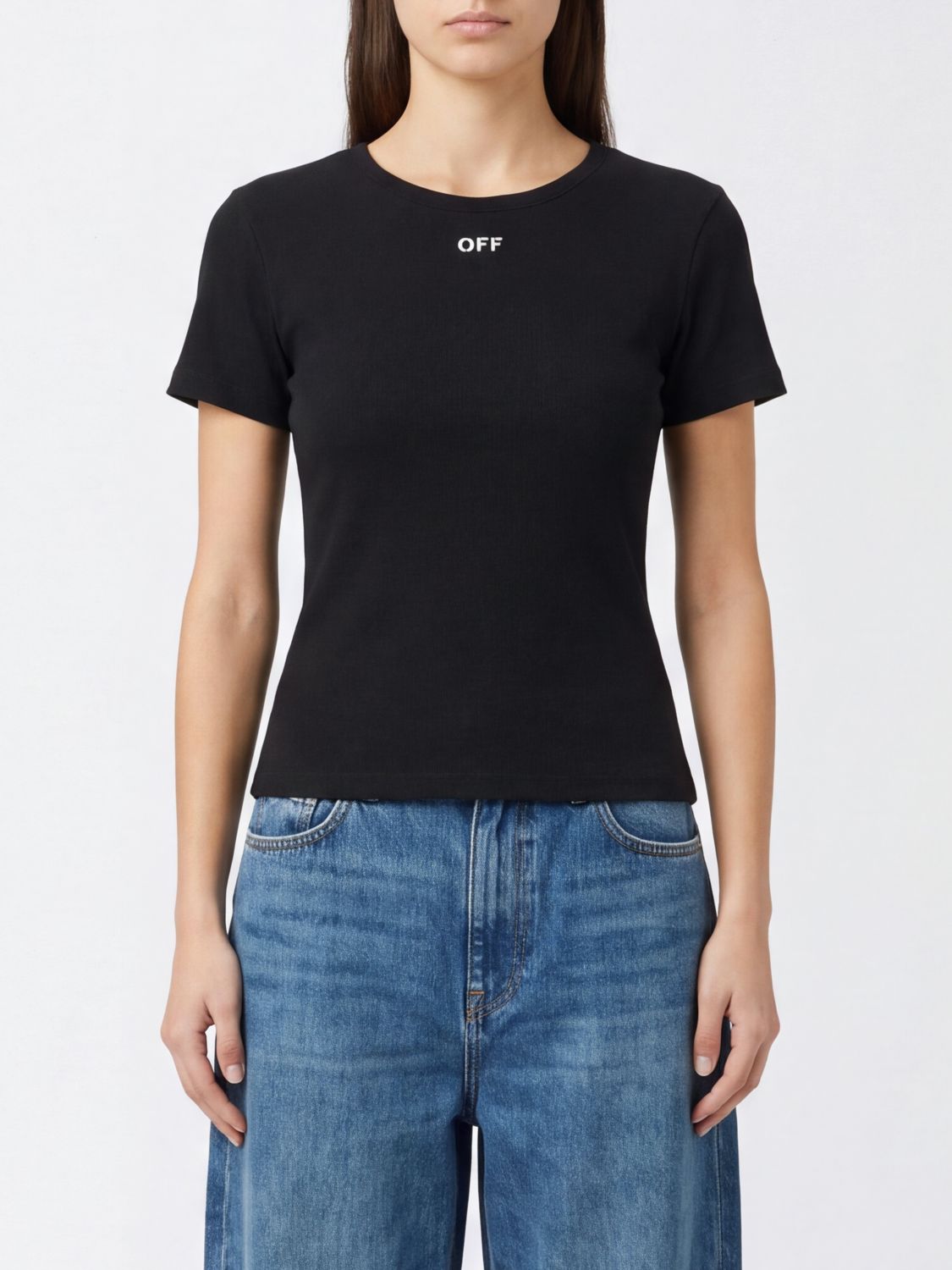 OFF-WHITE T-Shirts Donna colore Nero