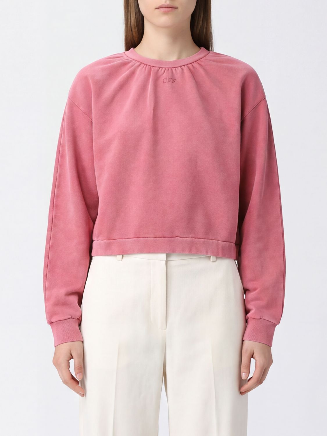 OFF-WHITE Felpa Donna colore Cipria