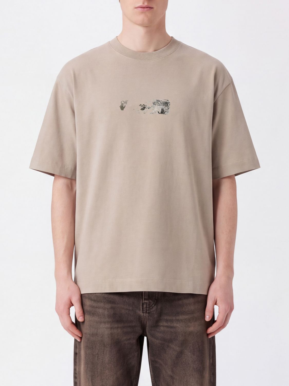 OFF-WHITE T-Shirt Uomo colore Fantasia