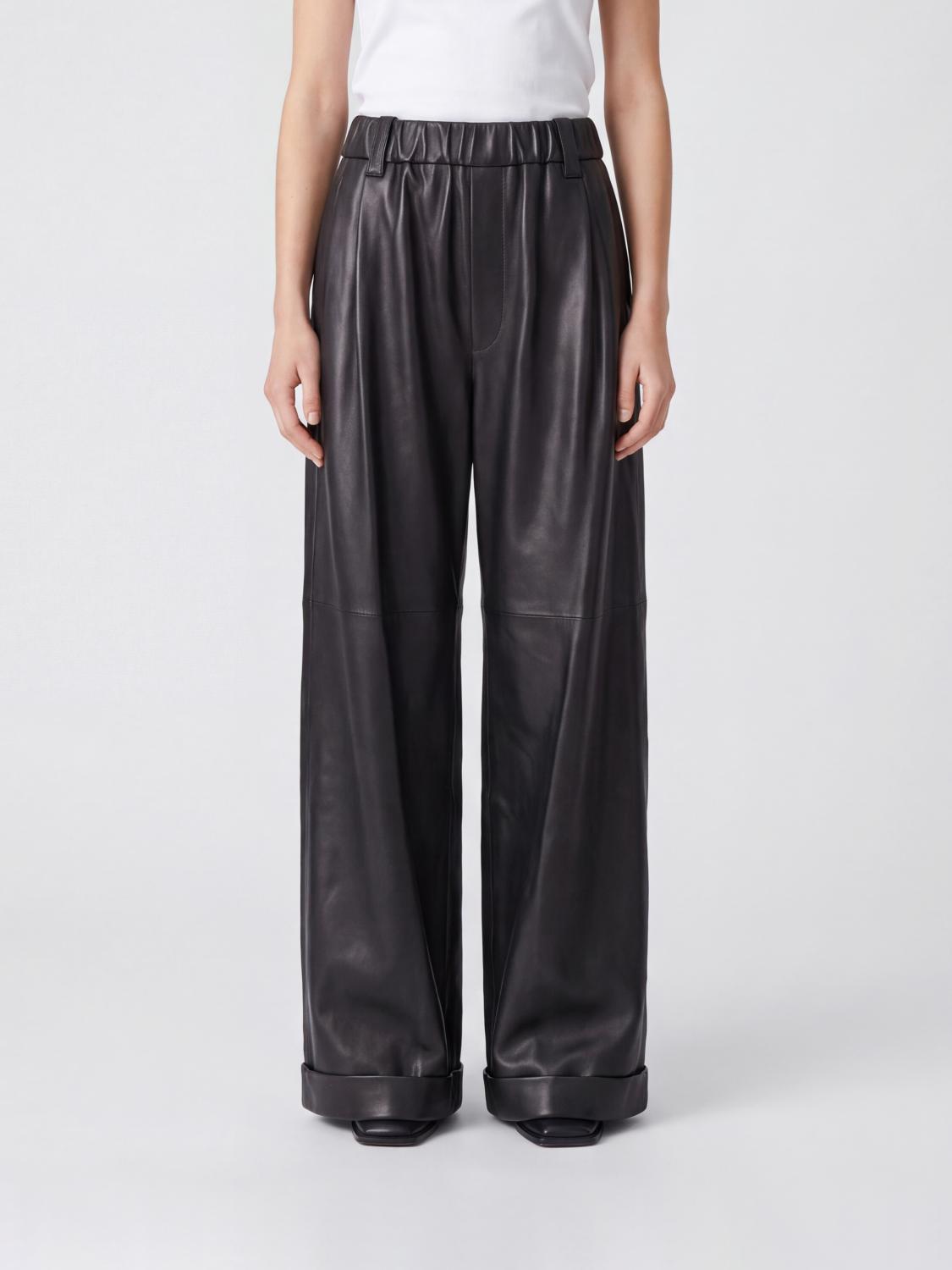 BRUNELLO CUCINELLI Pants Woman color Black