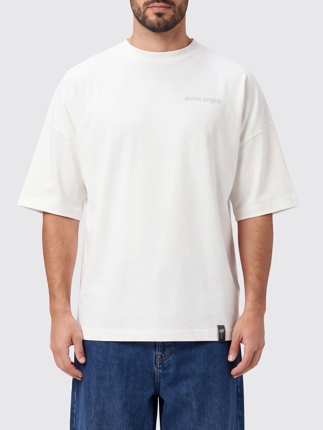 PALM ANGELS T-Shirt Men color Grey