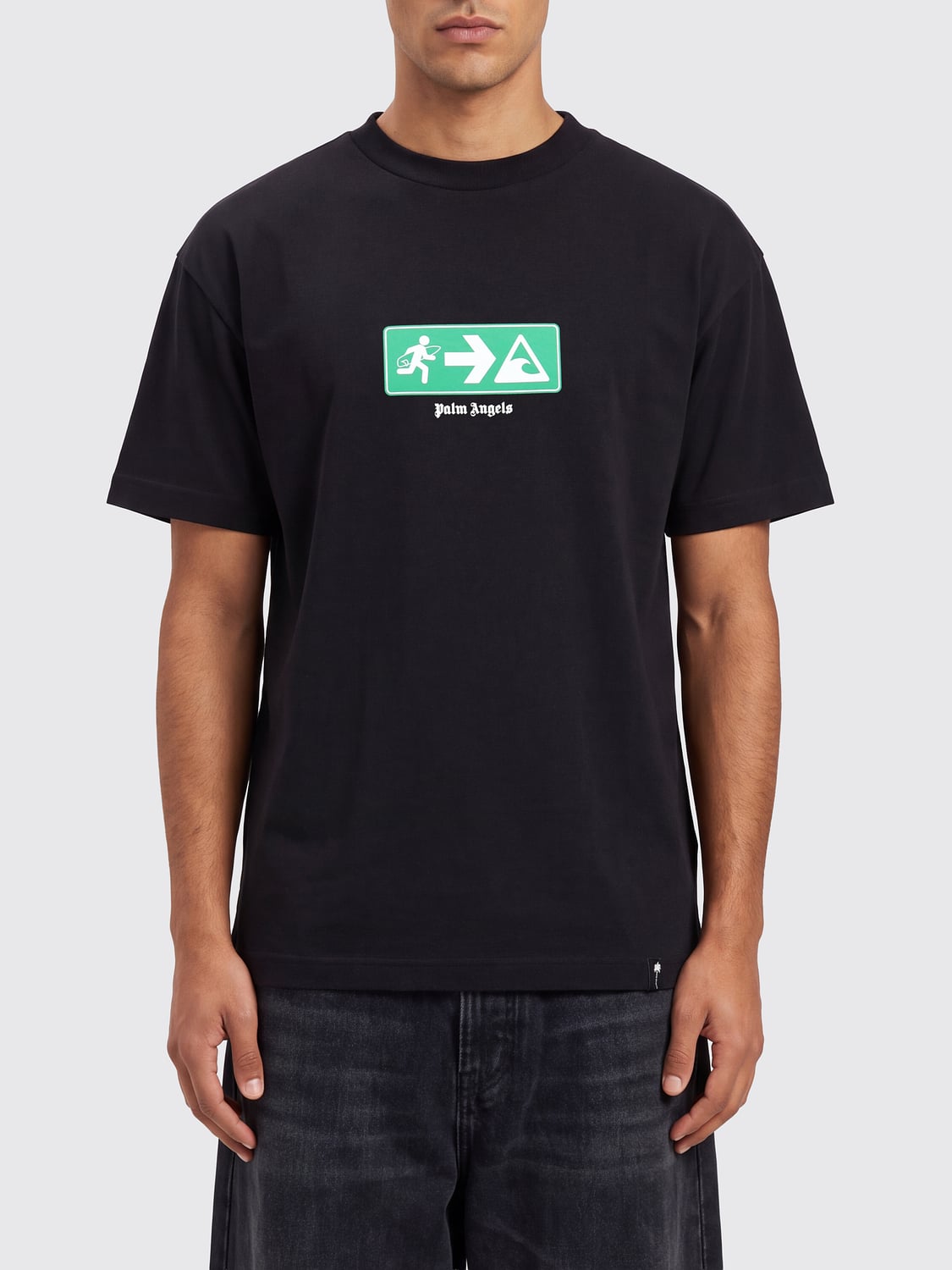 PALM ANGELS T-Shirt Men color Green