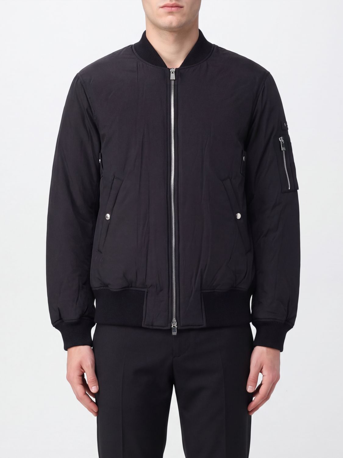 TATRAS Padded Waterproof Nylon Bomber Jacket with Elasticated Cuffs TATRAS Padded Waterproof Nylon Bomber Jacket with Elasticated Cuffs