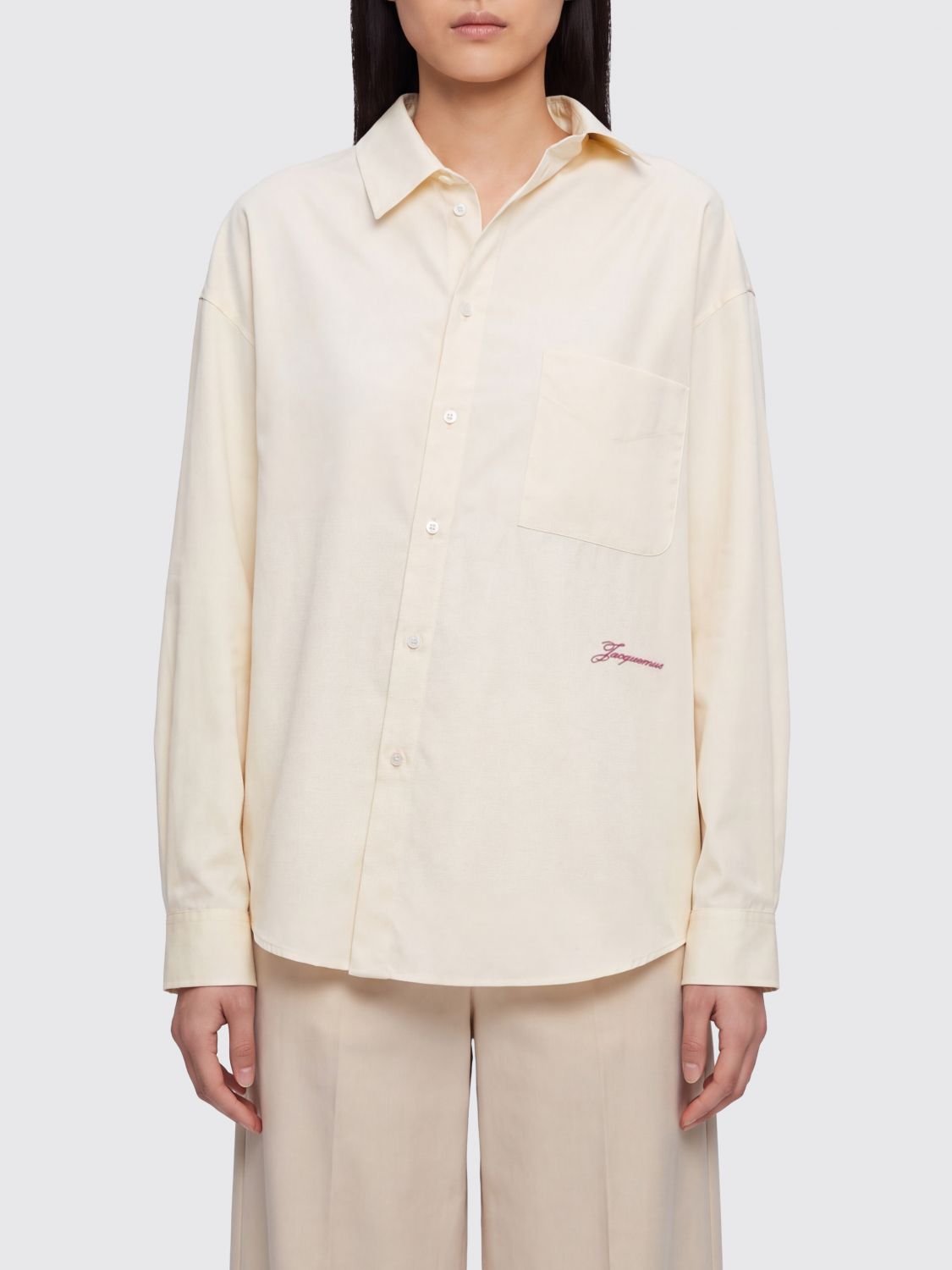 JACQUEMUS Shirt Woman color Yellow