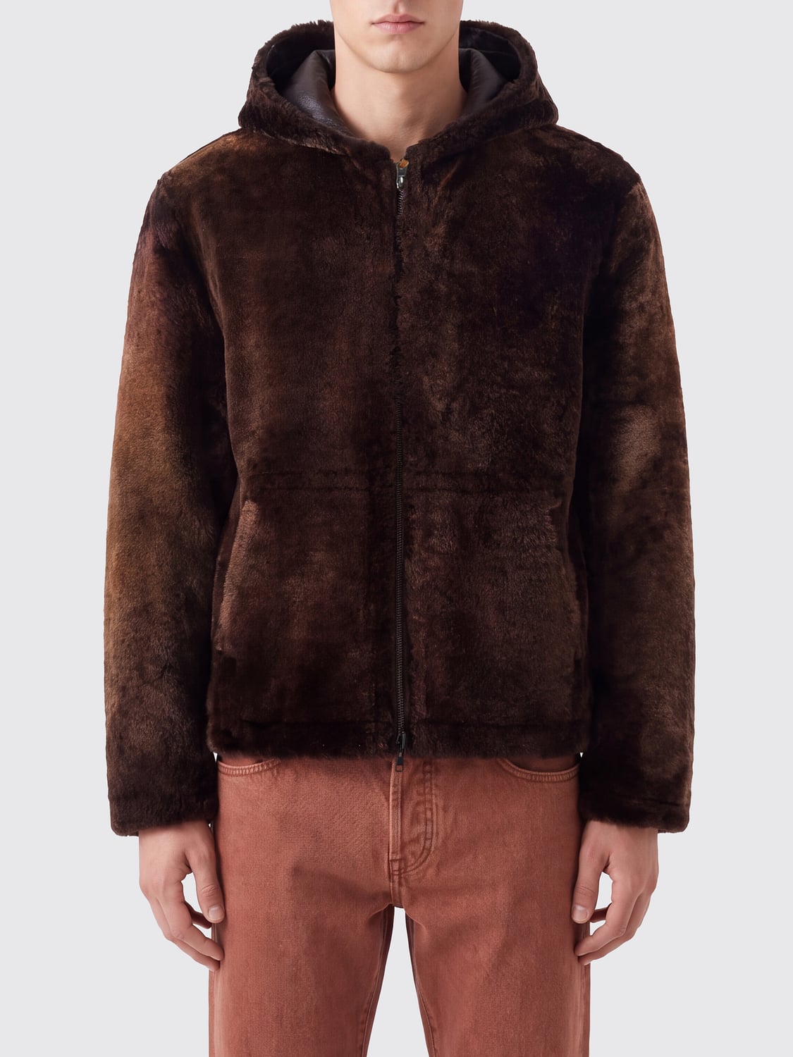 SALVATORE SANTORO Jacket Men color Brown