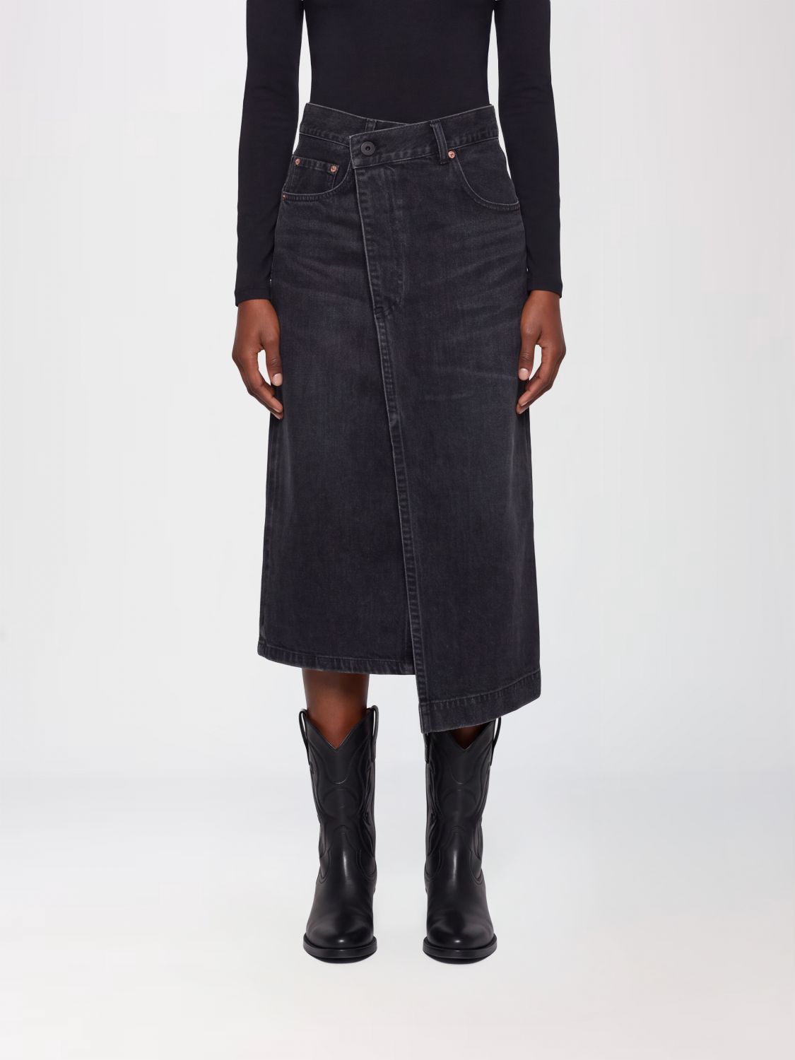 SACAI Skirt Woman color Black