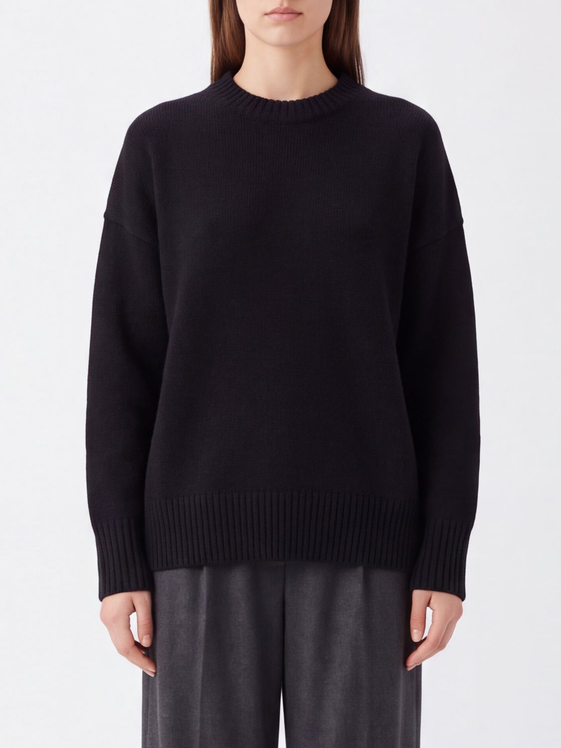Allude Sweatshirt Woman color Black