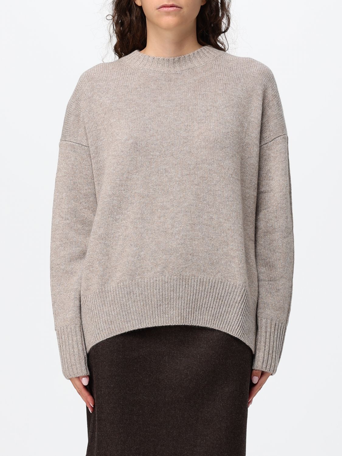 Allude Sweatshirt Woman color Beige