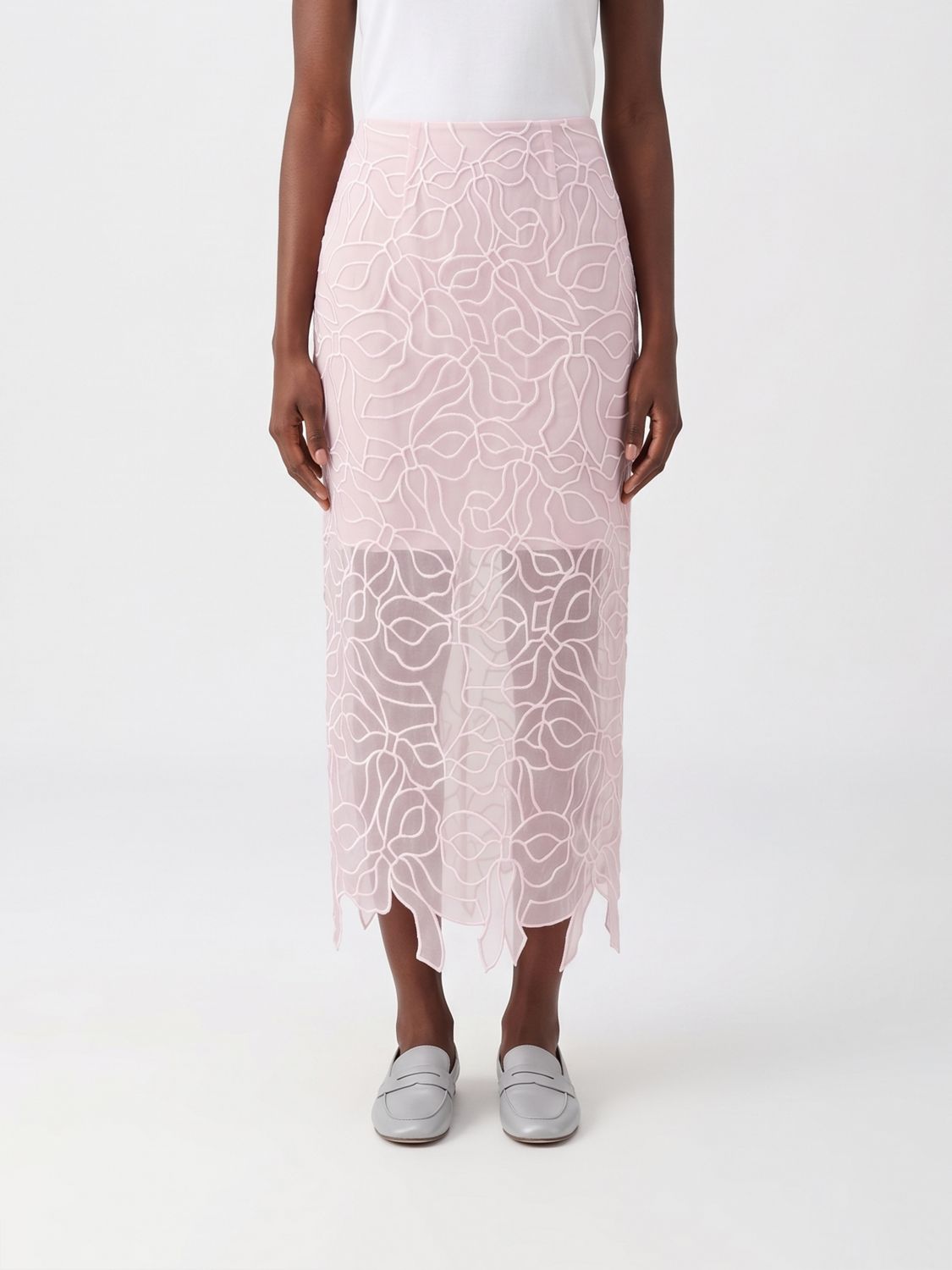 CECILIE BAHNSEN Skirt Woman color Pink