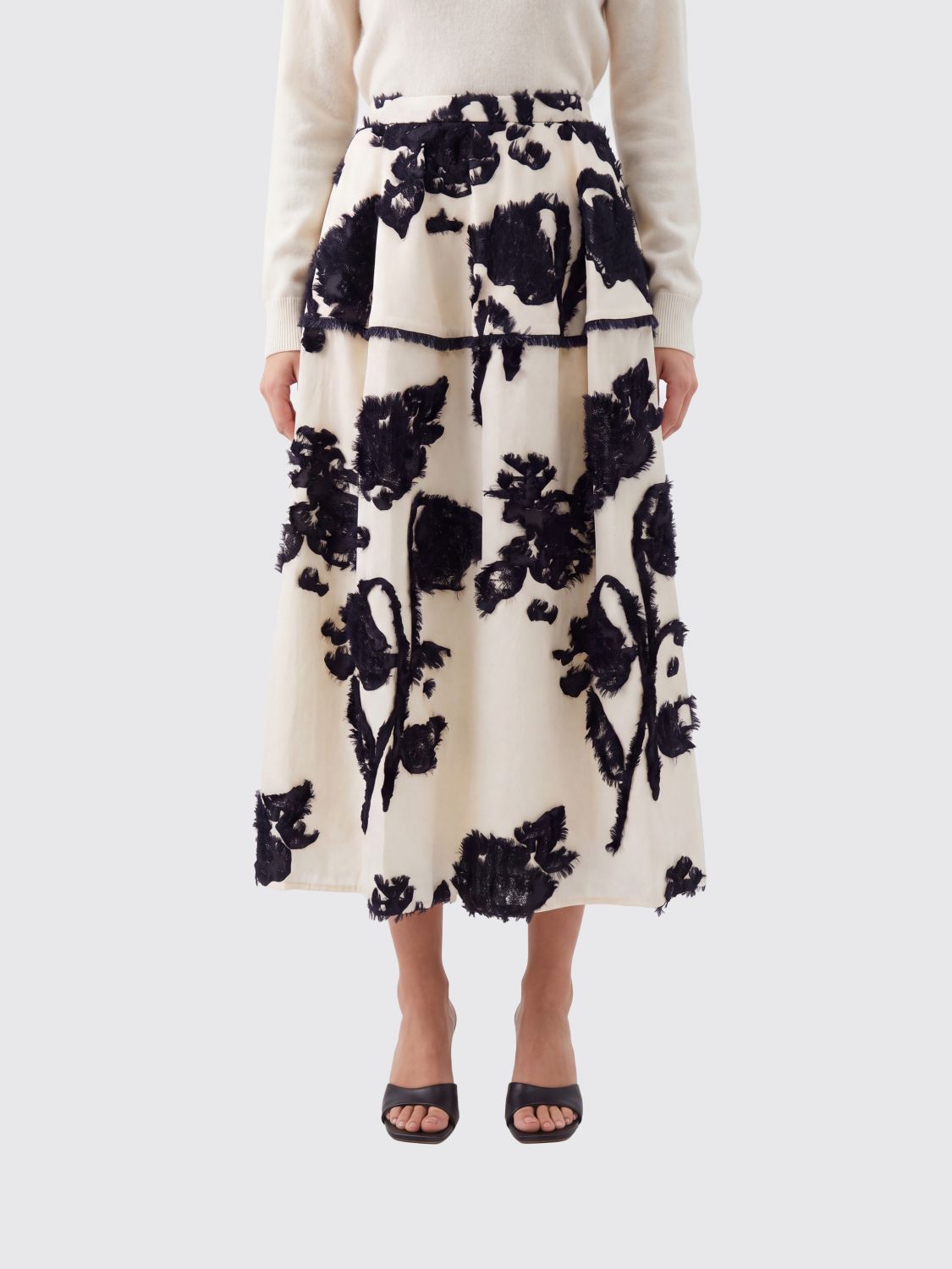 ERDEM Skirt Woman color Multicolor