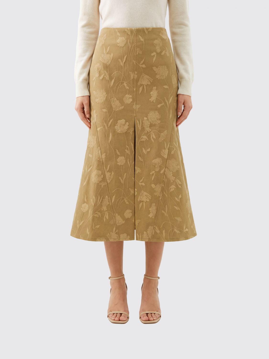 ERDEM Skirt Woman color Beige