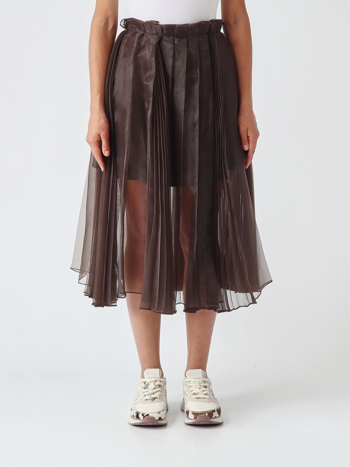 MEIMEIJ Skirt Woman color Cocoa