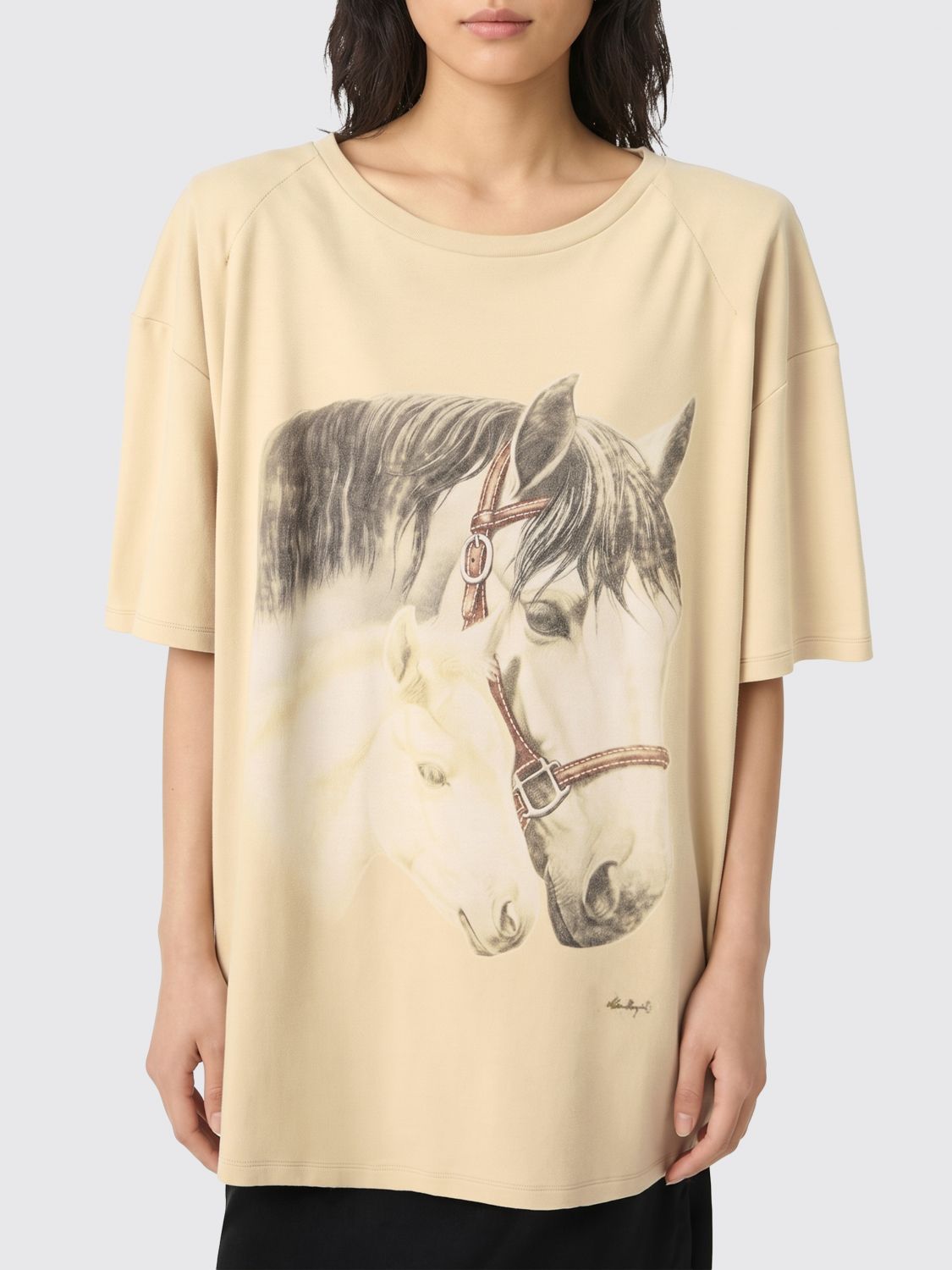 MM6 MAISON MARGIELA T-Shirts Donna colore Beige