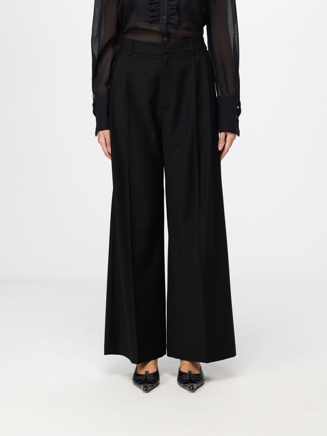 TELA Pants Woman color Black