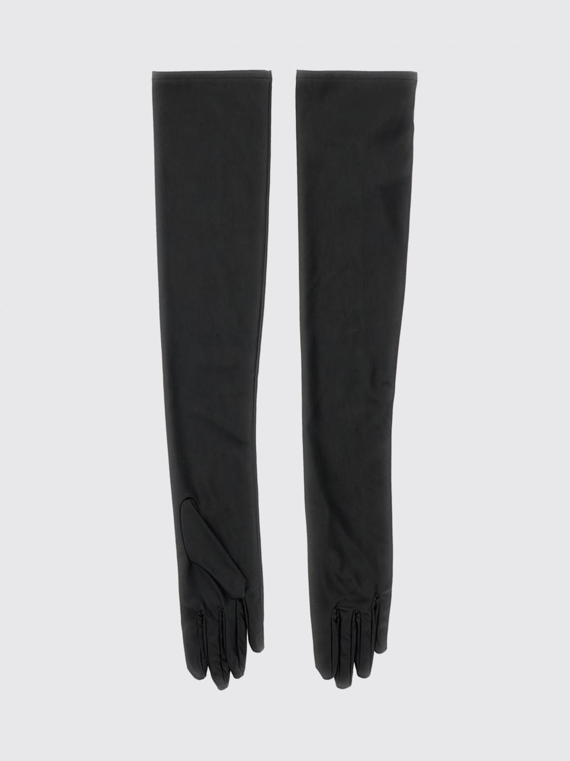 7 FOR ALL MANKIND High-Cuff Slip-On Smooth Leather Gloves