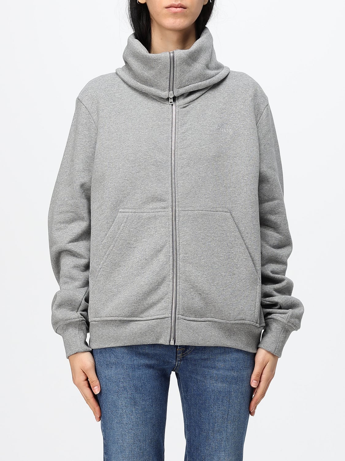 7 FOR ALL MANKIND Sweater Woman color Grey