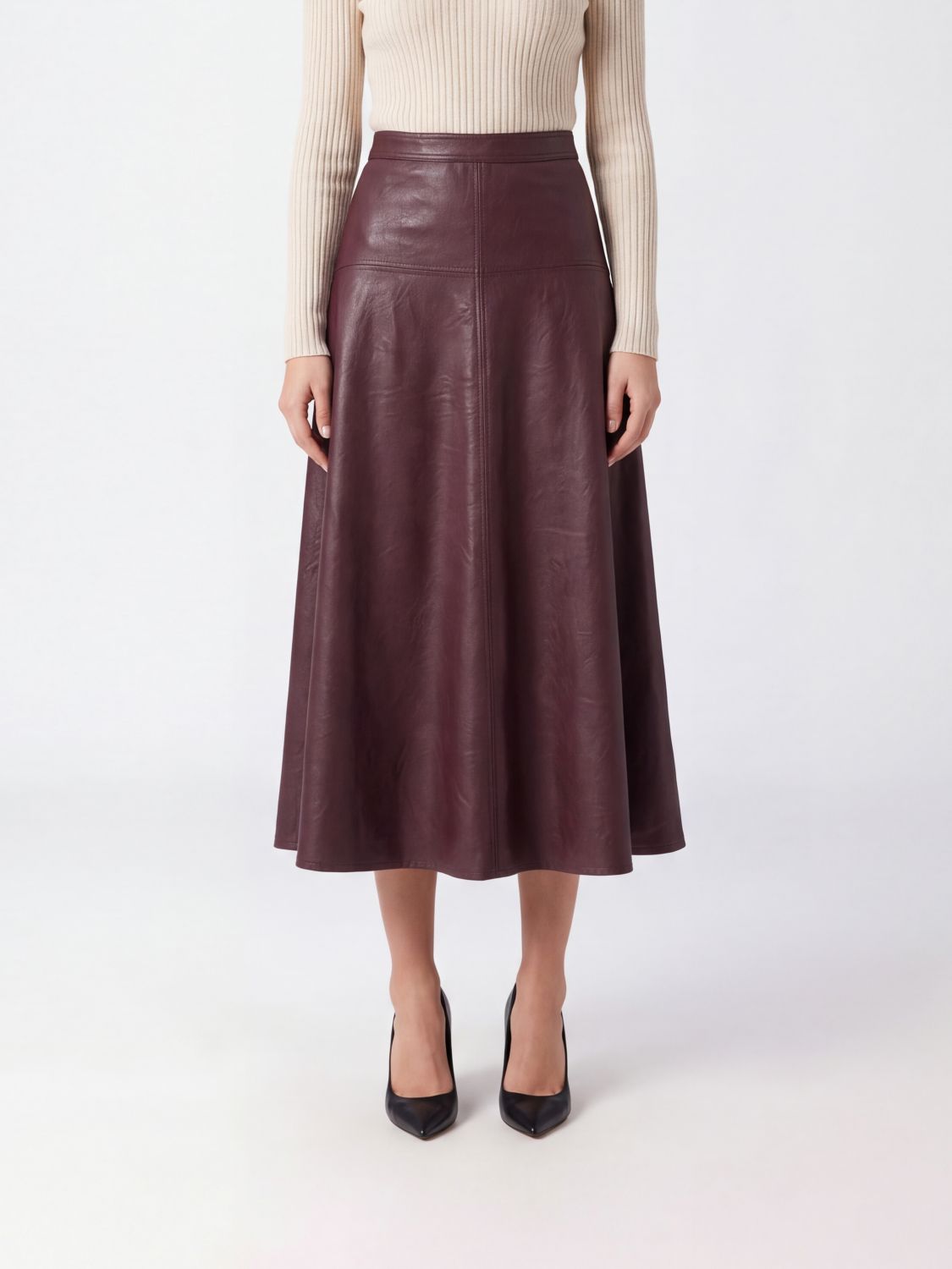 FORTE FORTE Skirt Woman color Burgundy