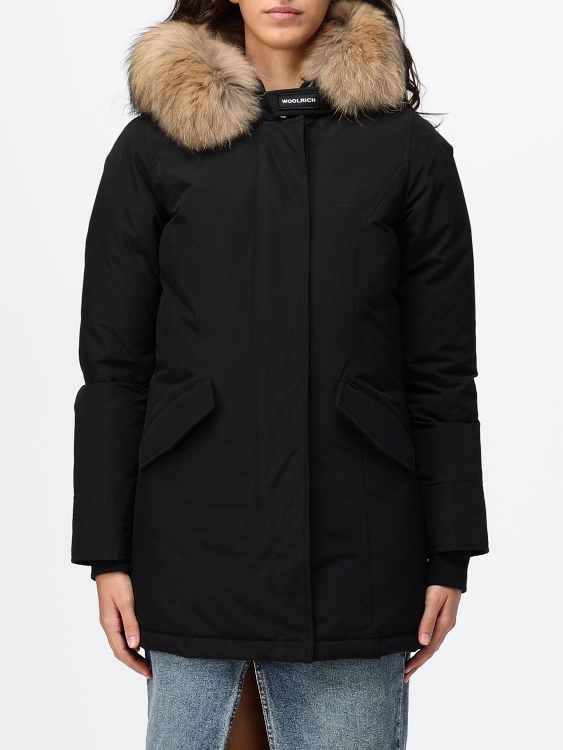 Woolrich Coat Woman Color Black