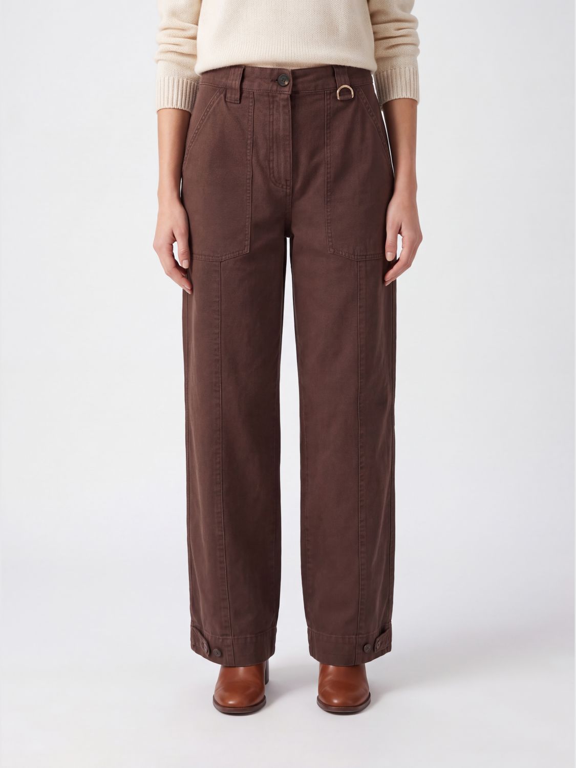 GOLDEN GOOSE Pants Woman color Grey