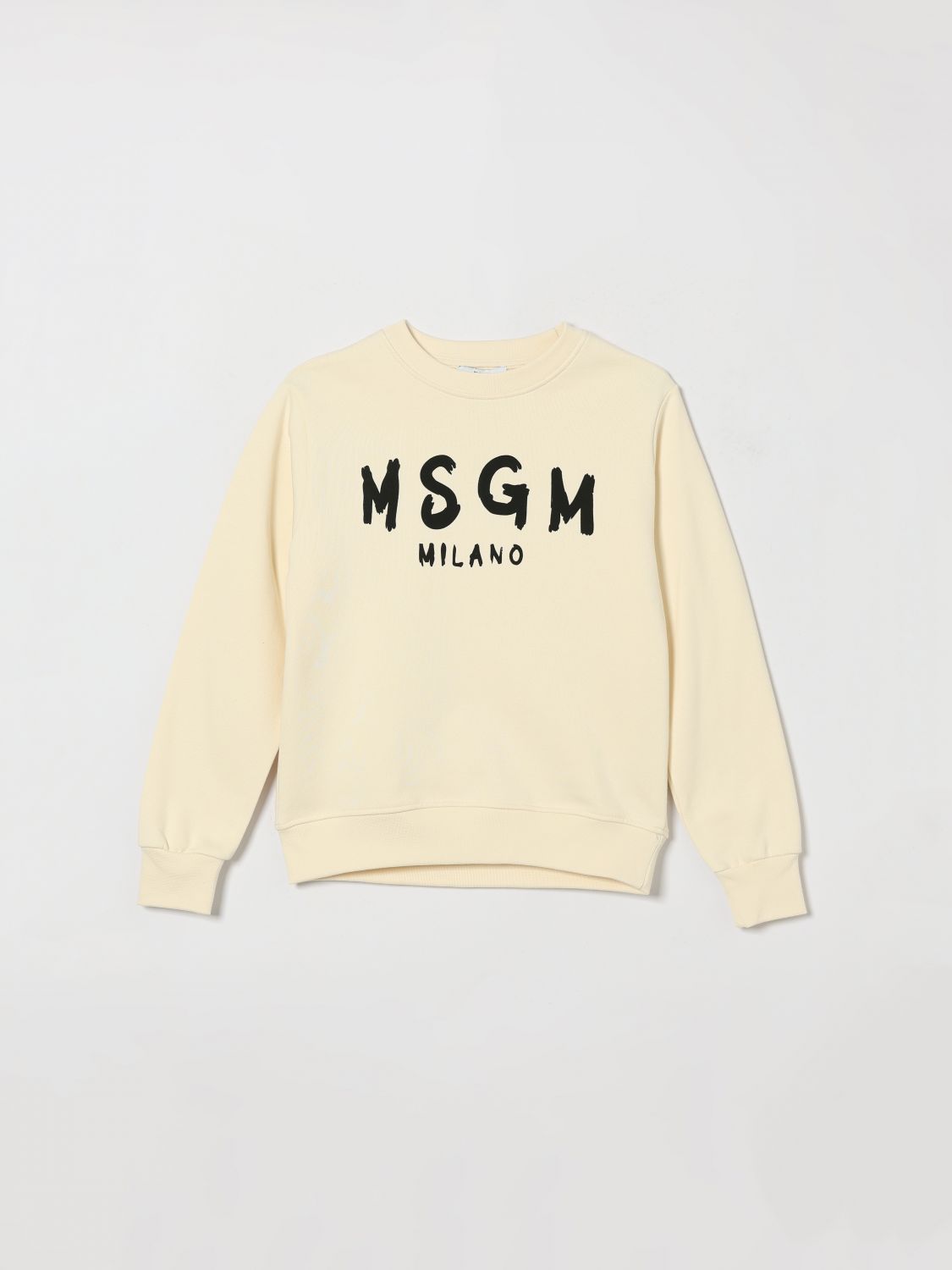 Msgm Kids Sweater Kids Color Cream