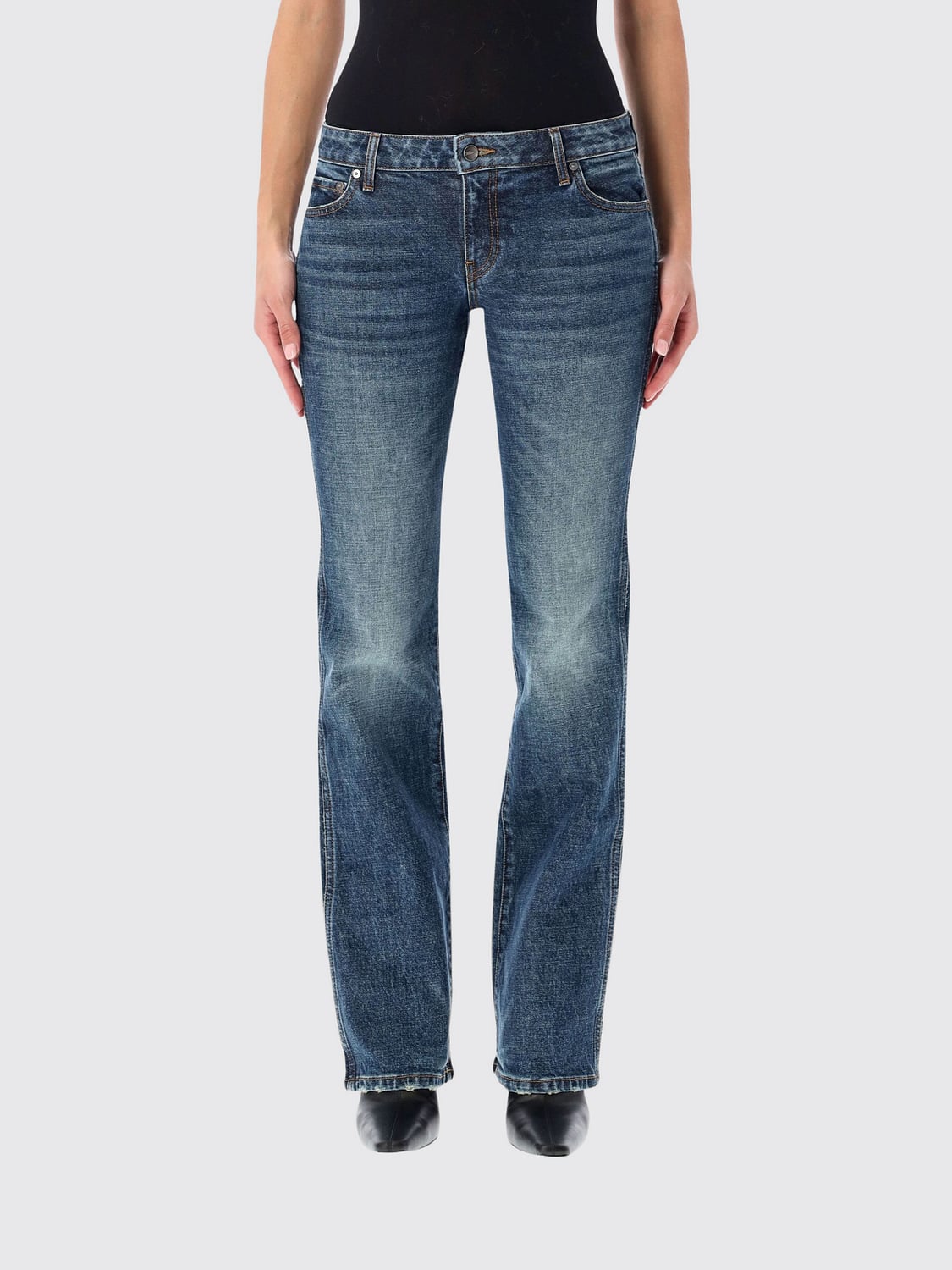 KHAITE Jeans Woman color Denim