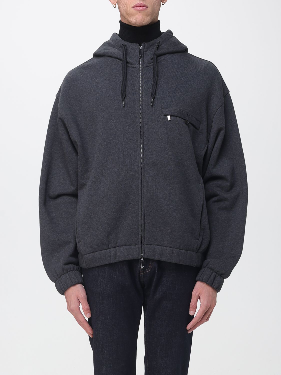 EMPORIO ARMANI Felpa Uomo colore Antracite