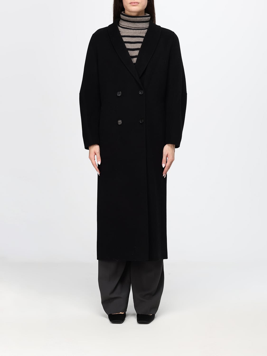 LISA YANG Cappotto Donna colore Nero
